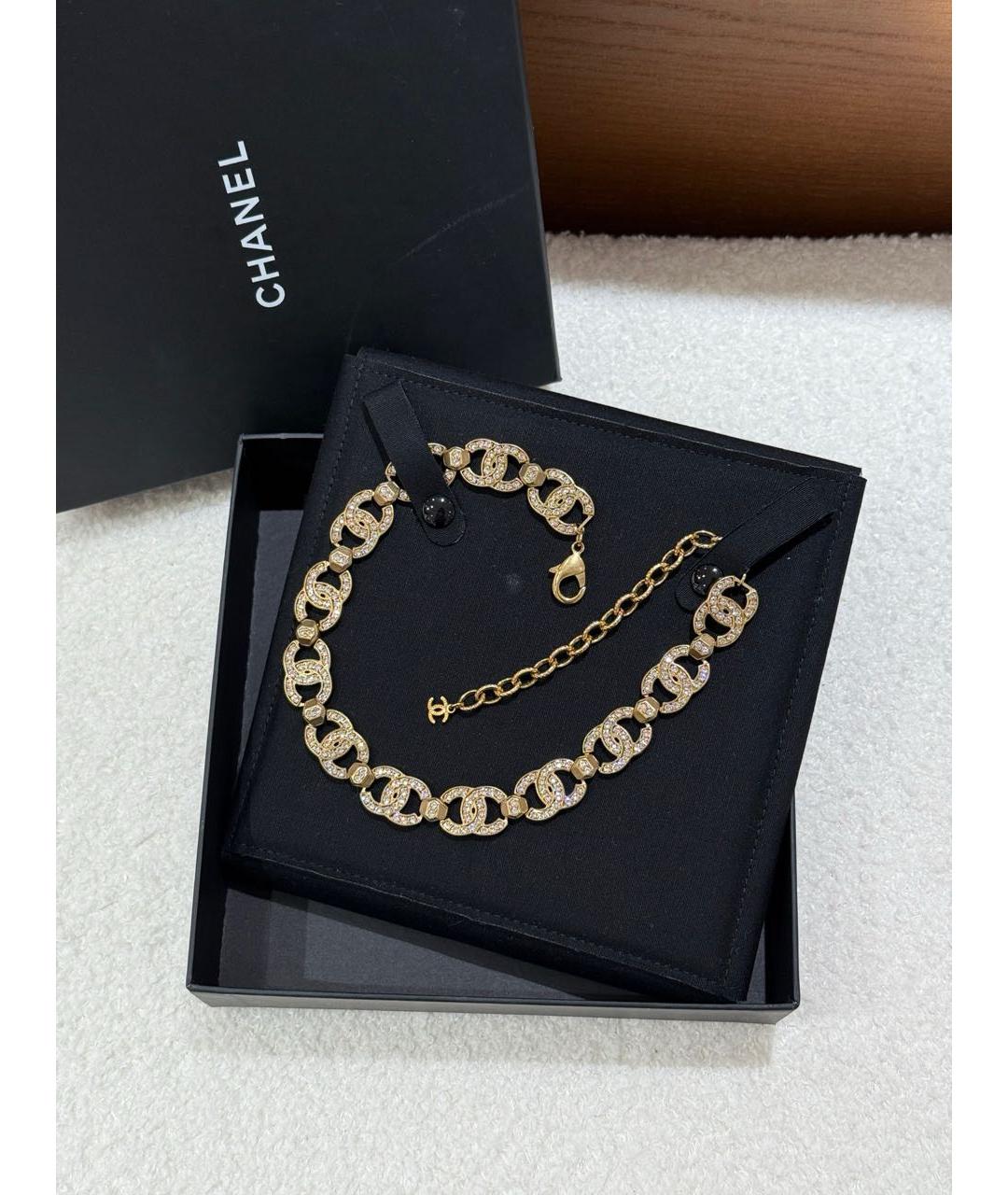 CHANEL Золотое колье, фото 3