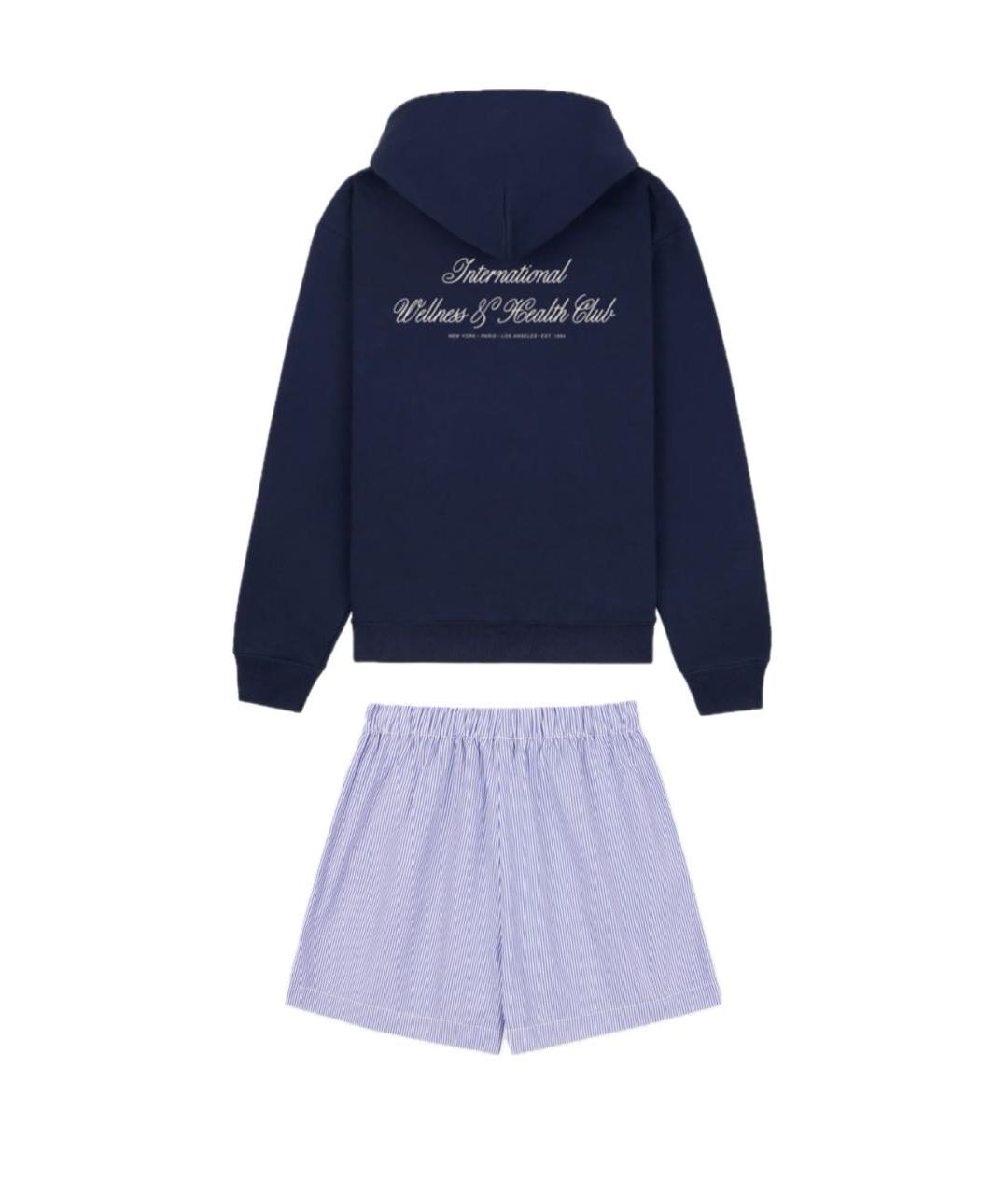 SPORTY AND RICH Синий хлопковый спортивные костюмы, фото 2