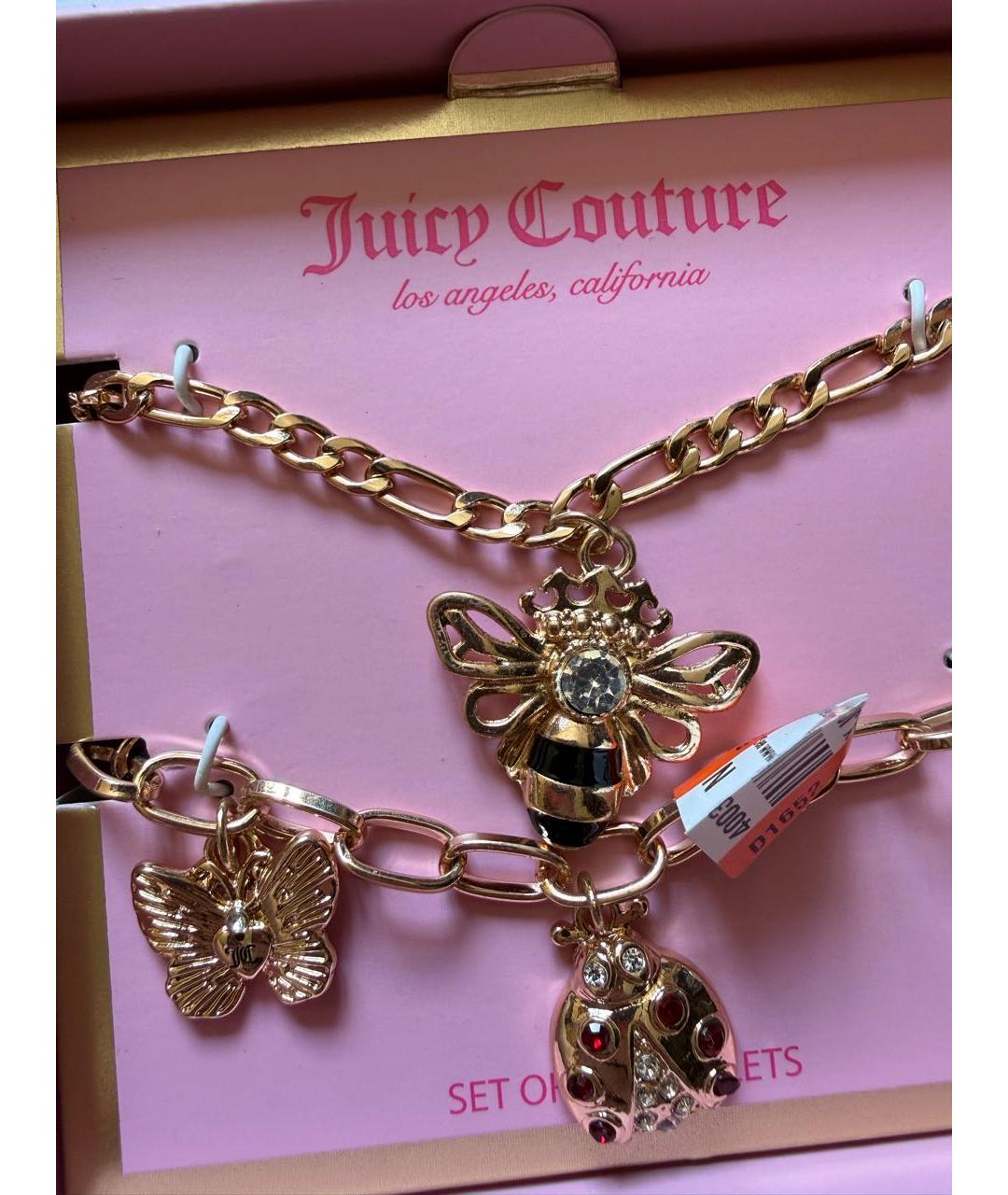JUICY COUTURE Золотой браслет, фото 2