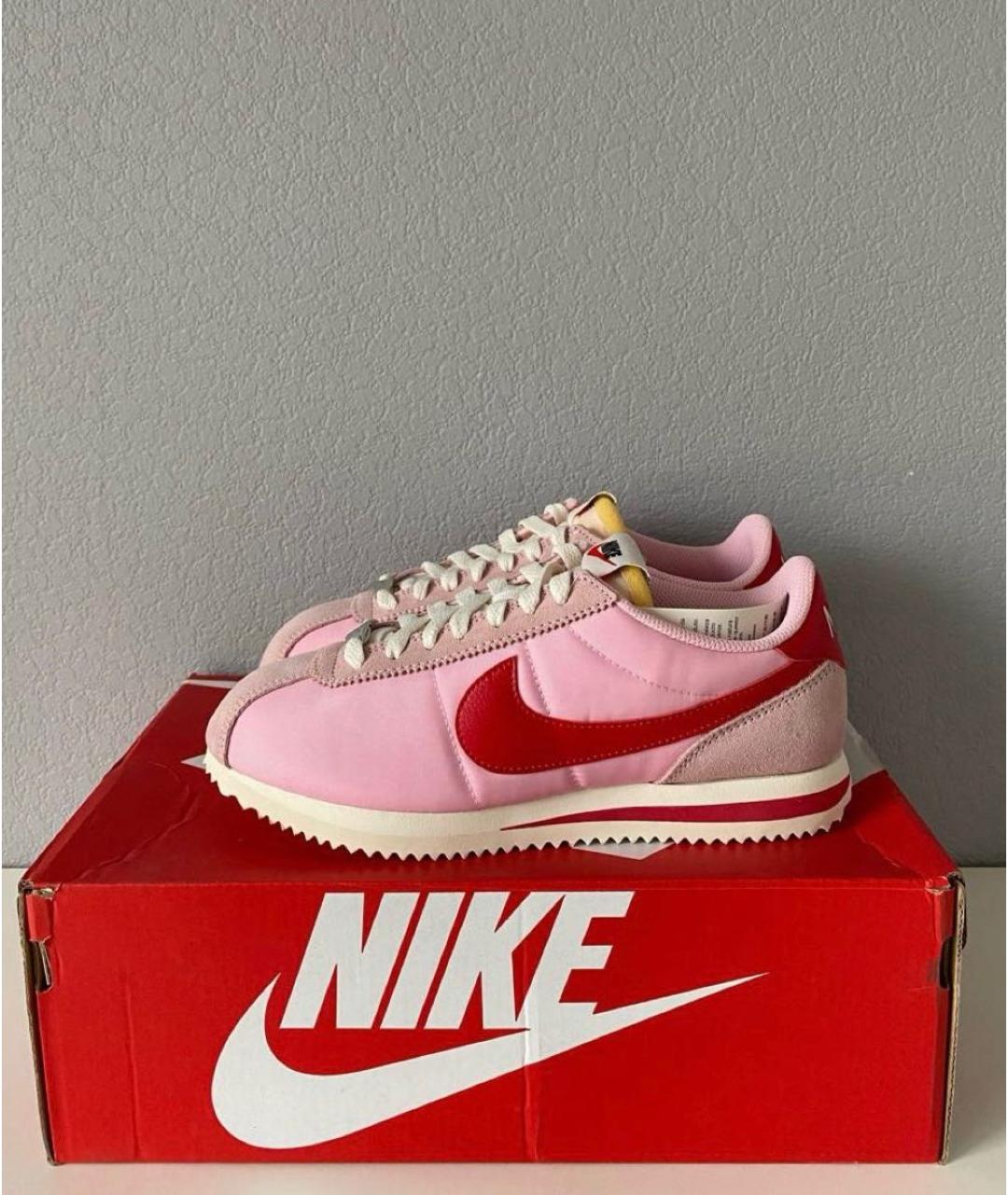 NIKE Розовые текстильные кеды, фото 3