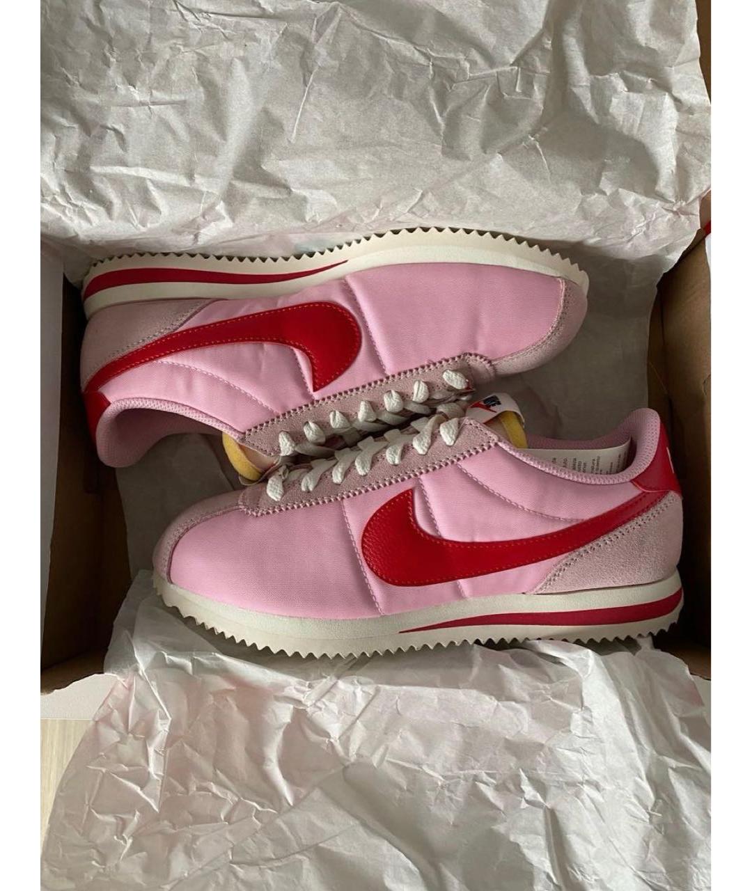NIKE Розовые текстильные кеды, фото 2