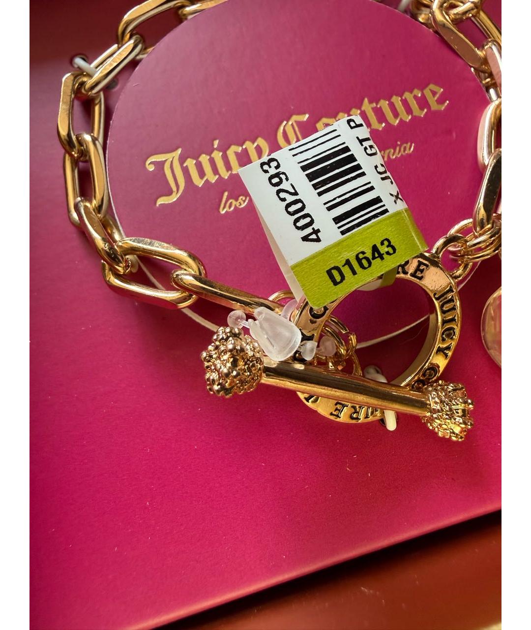 JUICY COUTURE Золотой браслет, фото 3