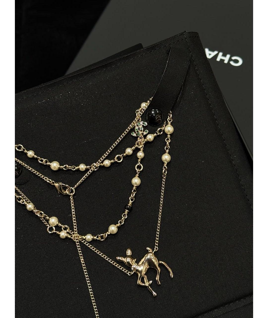 CHANEL Золотое колье, фото 2