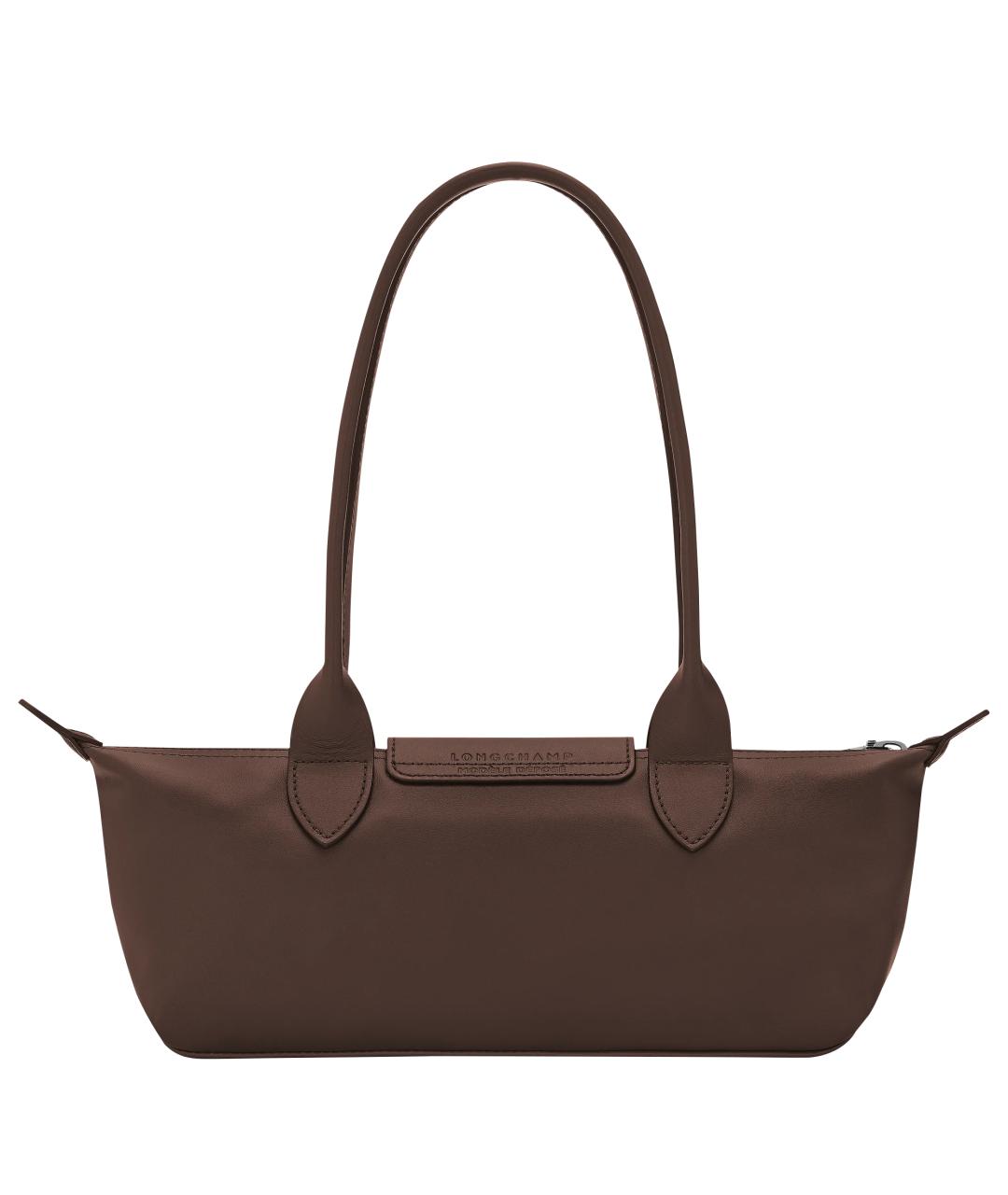 LONGCHAMP Коричневая кожаная сумка через плечо, фото 2