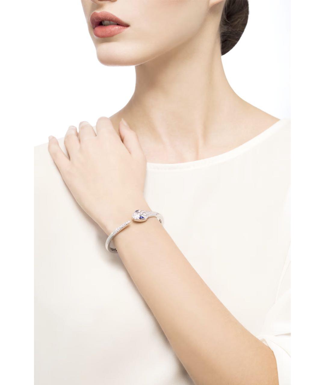 BVLGARI Серебряный браслет из белого золота, фото 3