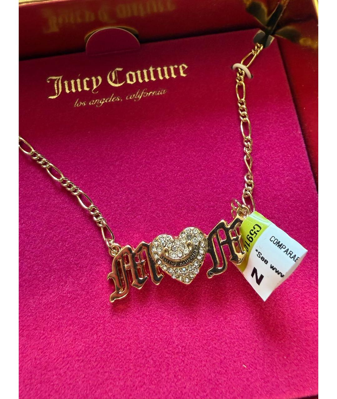 JUICY COUTURE Золотое колье, фото 2