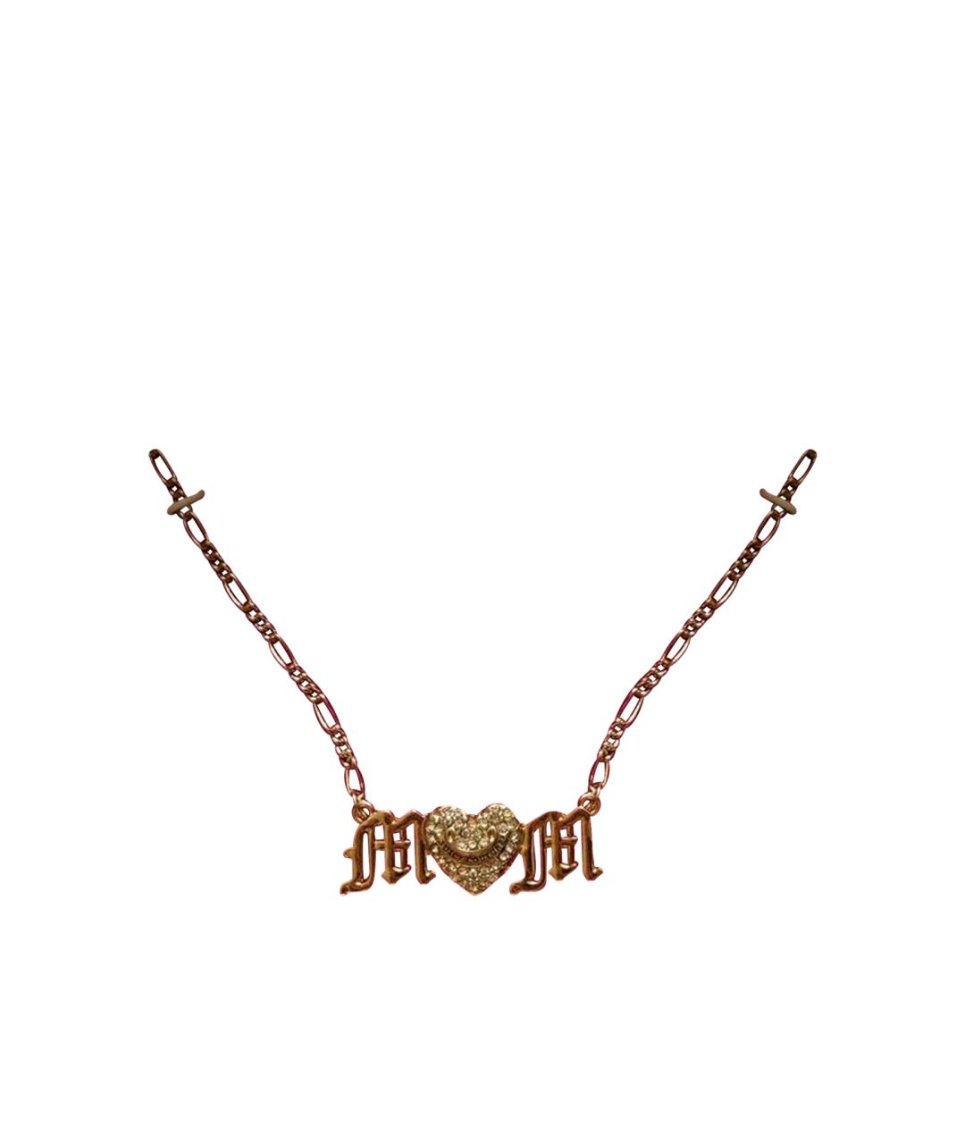 JUICY COUTURE Золотое колье, фото 1