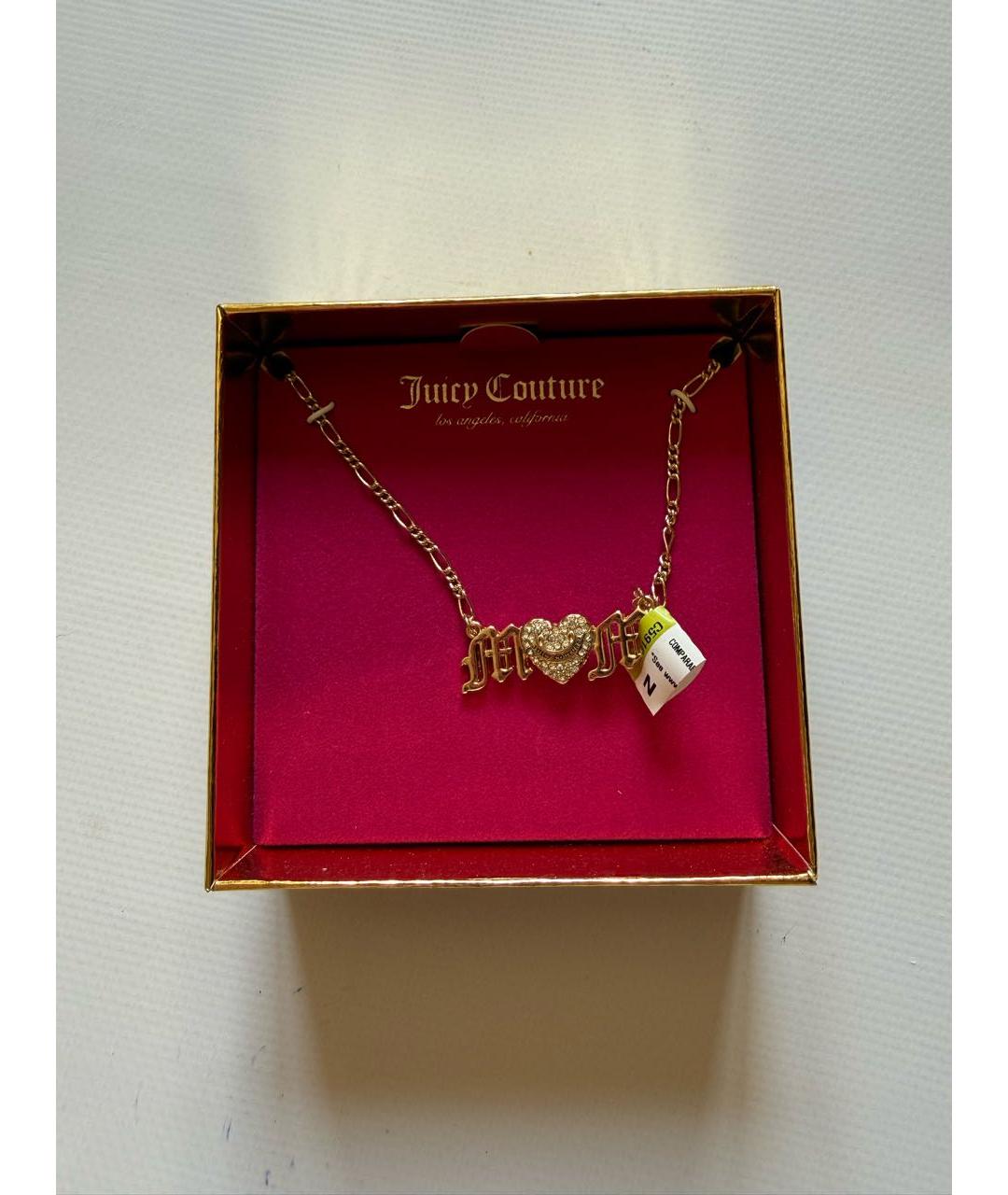JUICY COUTURE Золотое колье, фото 4