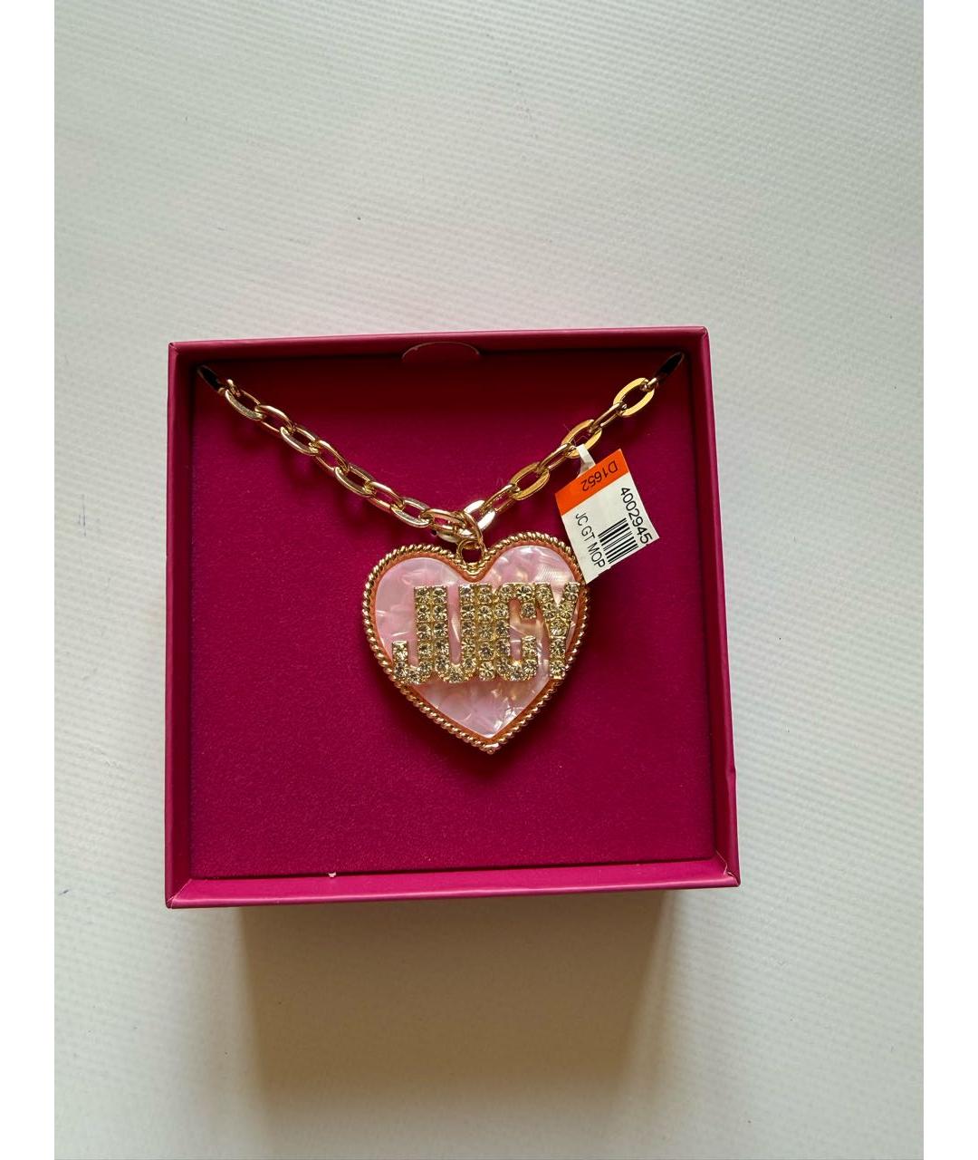 JUICY COUTURE Золотое колье, фото 5