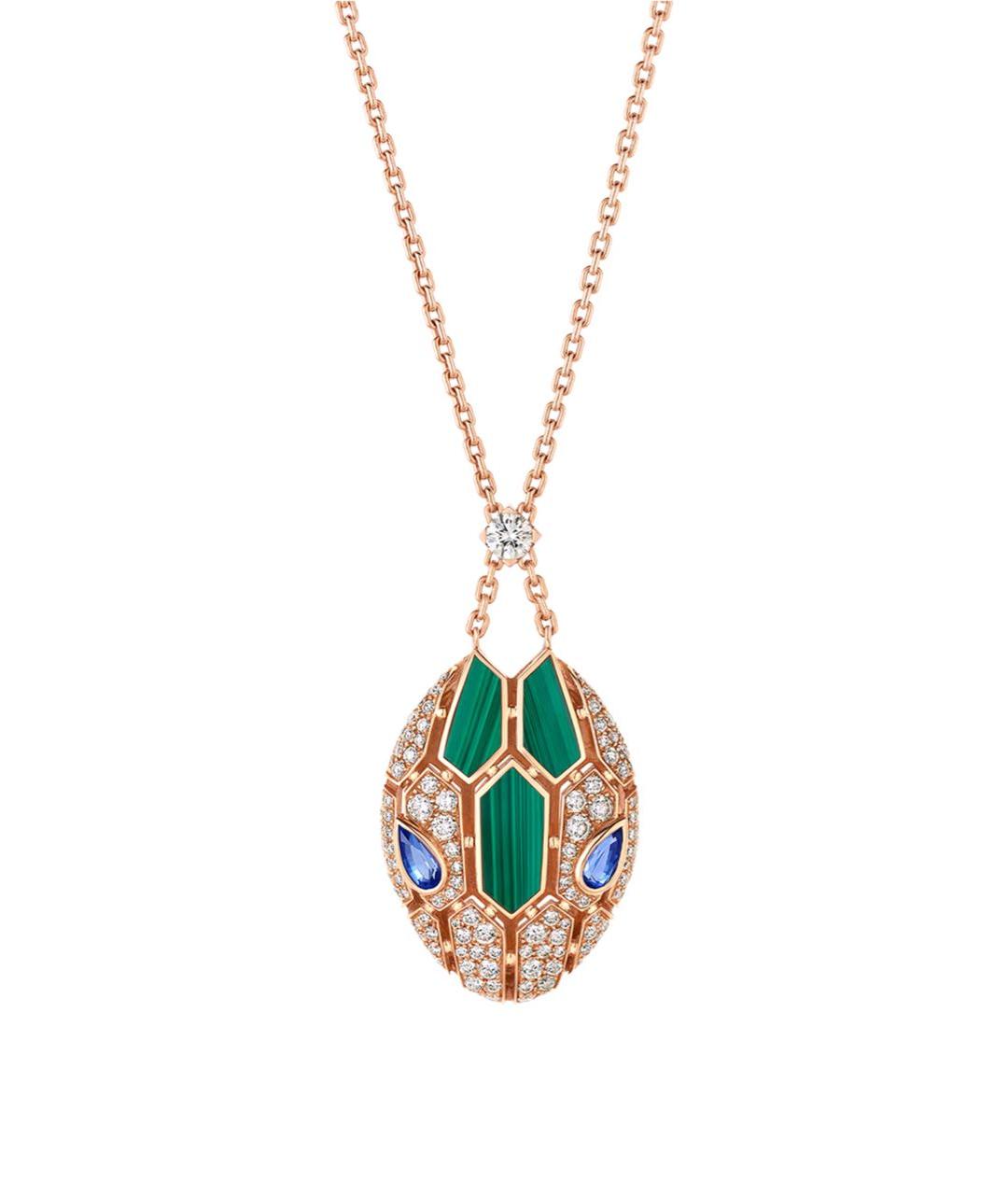 BVLGARI Золотое колье из розового золота, фото 1