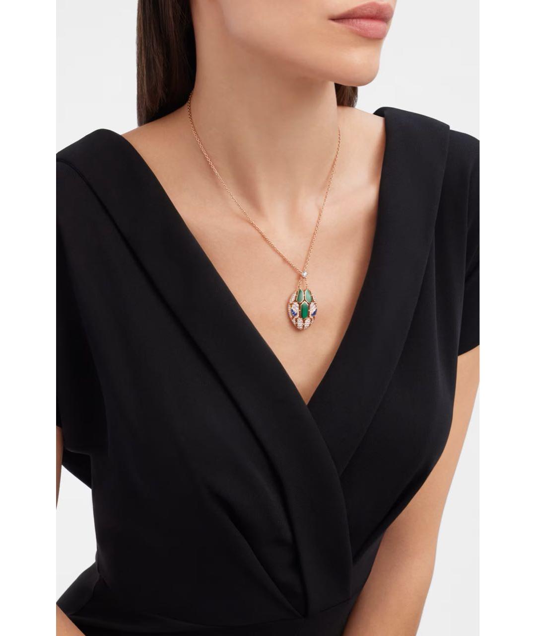 BVLGARI Золотое колье из розового золота, фото 5