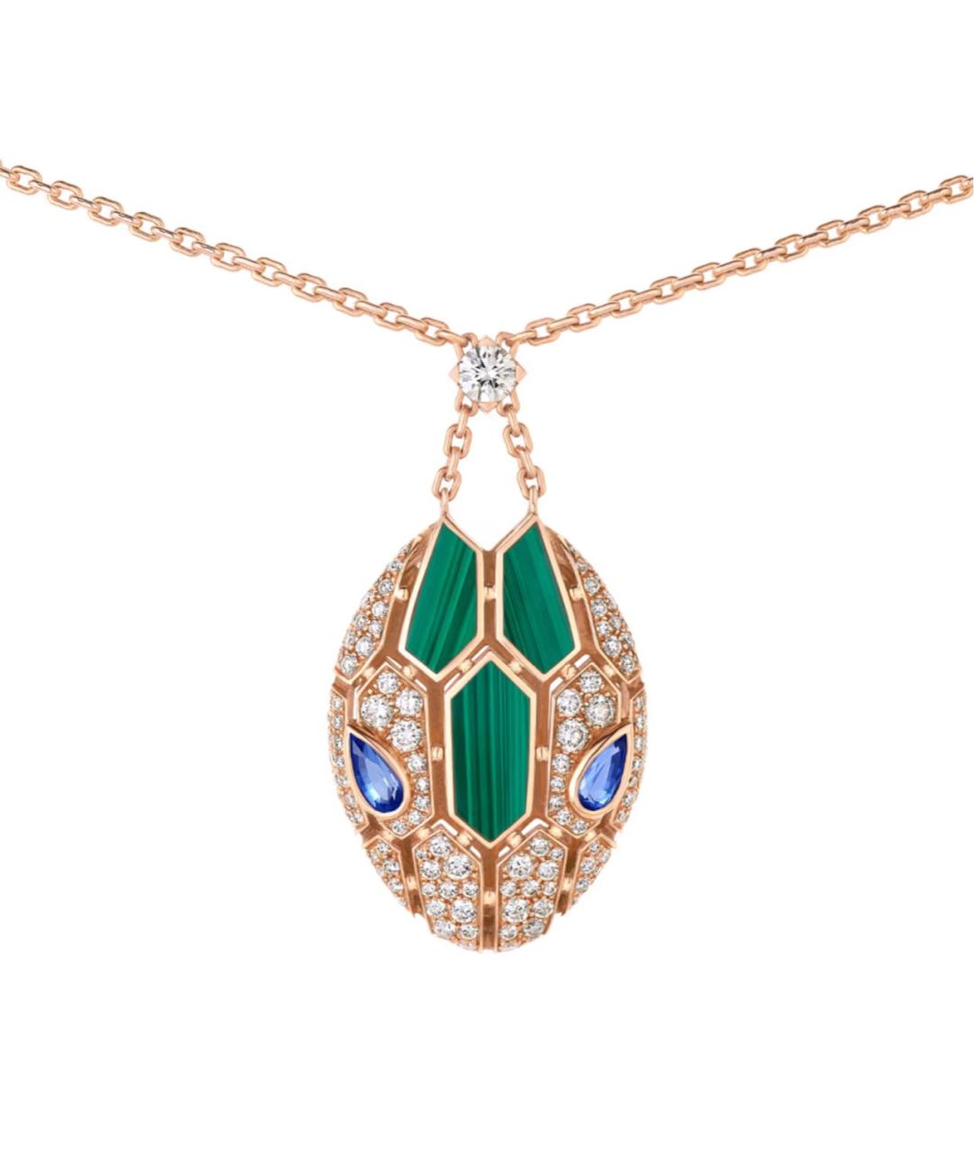 BVLGARI Золотое колье из розового золота, фото 3