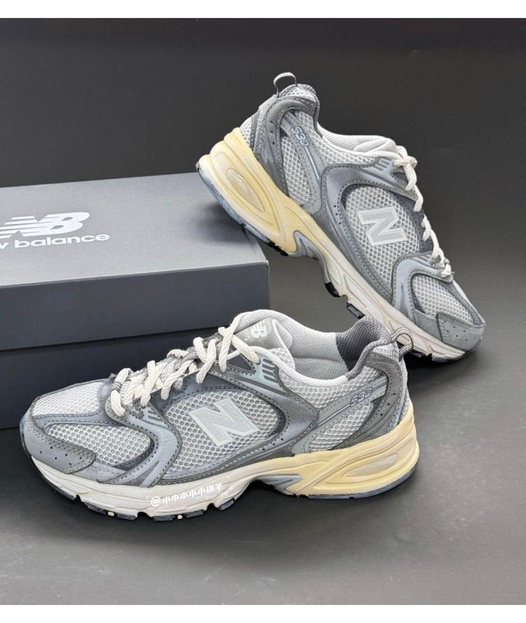 NEW BALANCE Серые кроссовки, фото 5