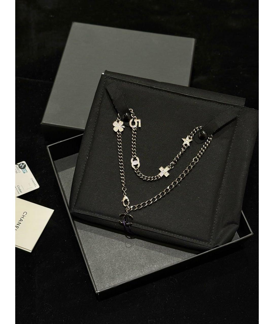CHANEL Серебряное колье, фото 2