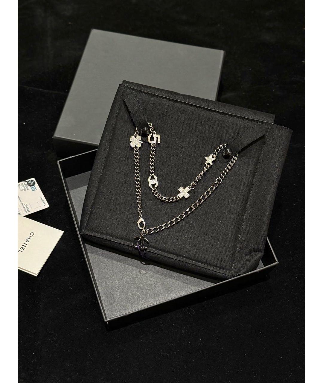 CHANEL Серебряное колье, фото 5
