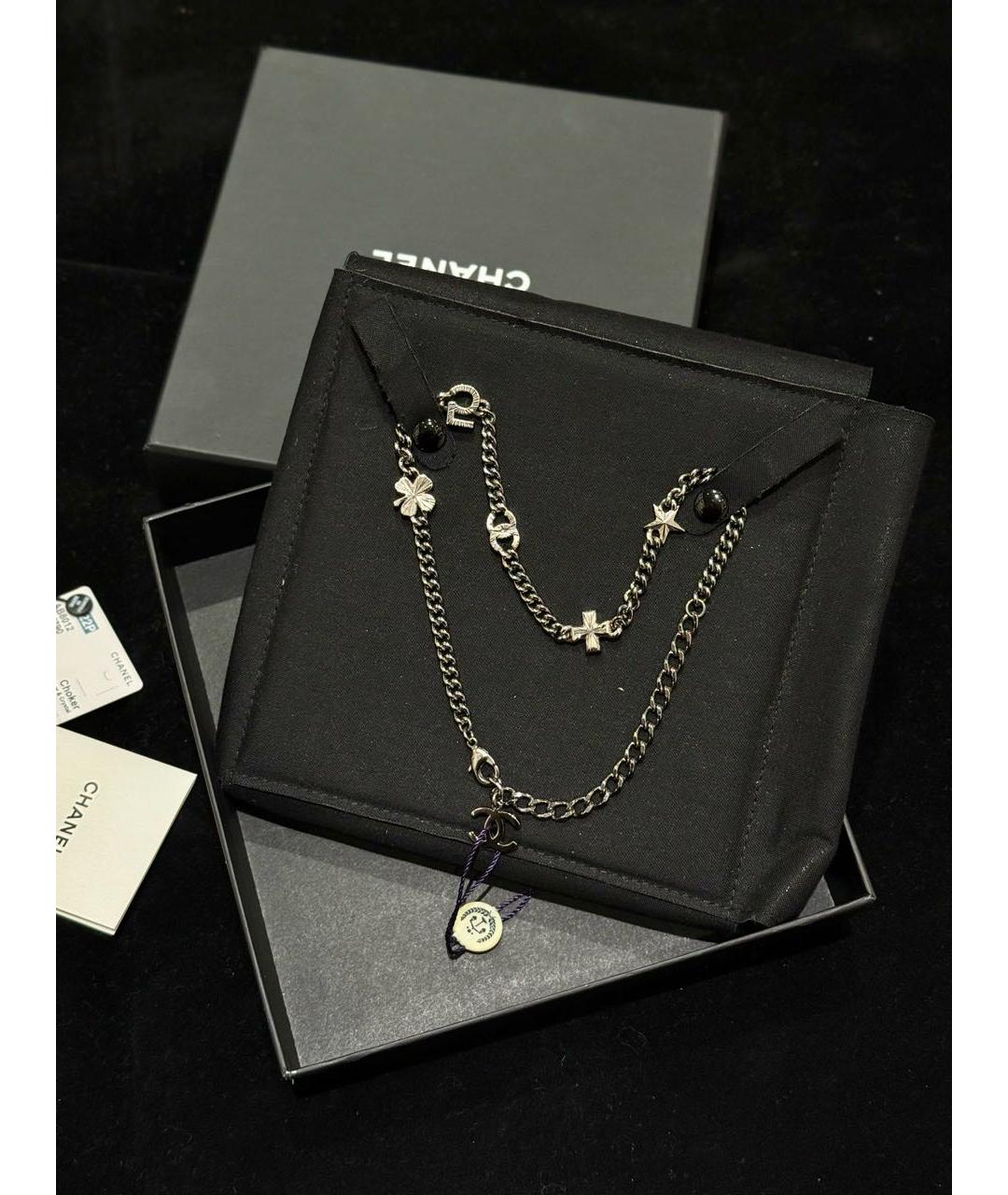 CHANEL Серебряное колье, фото 4
