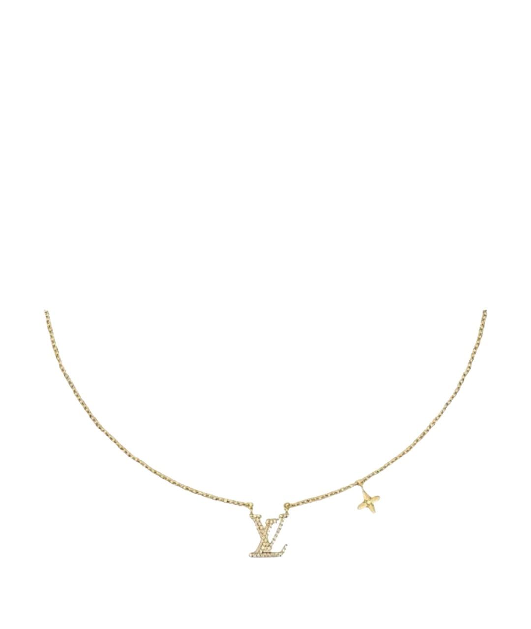 LOUIS VUITTON Золотое колье, фото 1