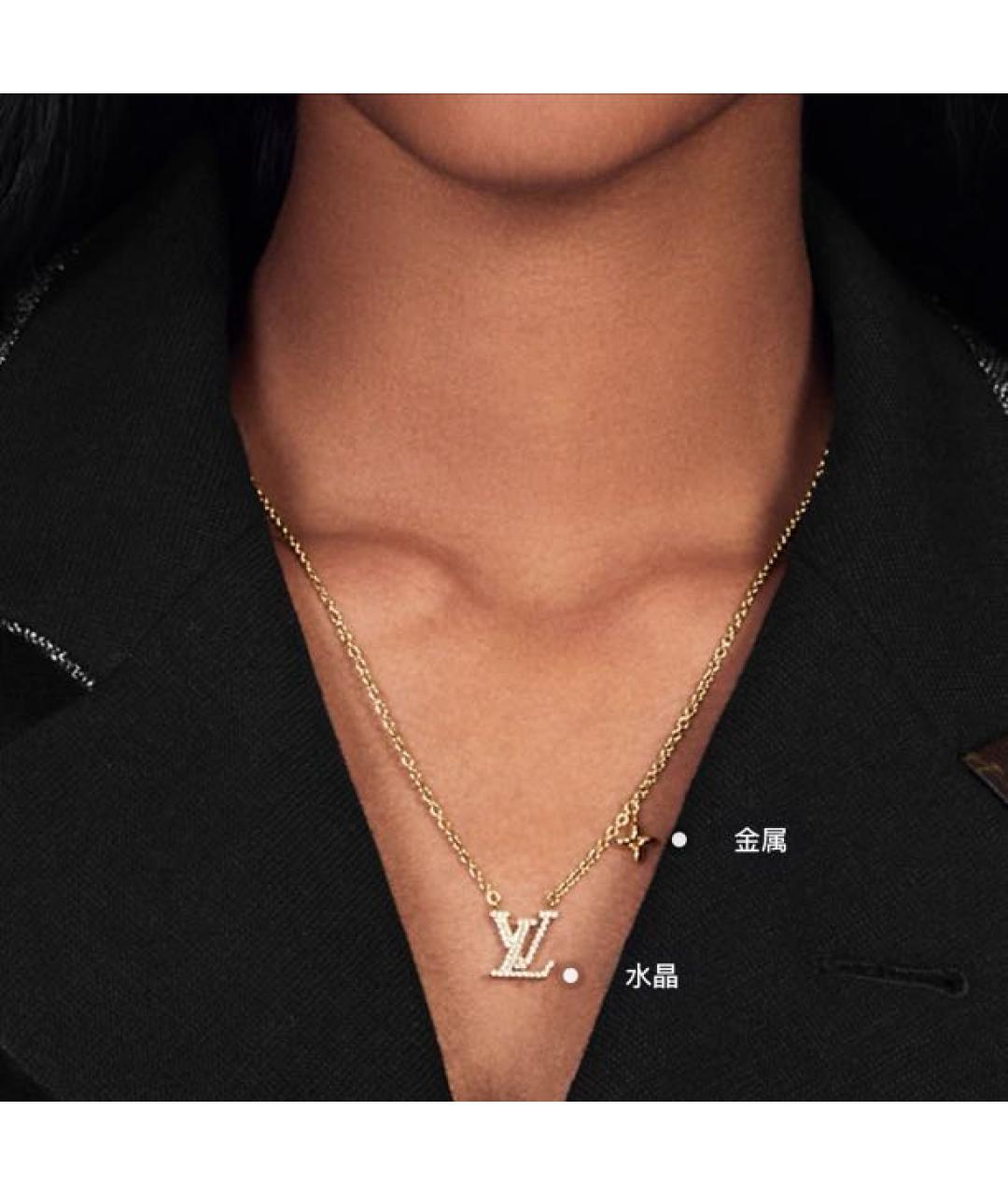 LOUIS VUITTON Золотое колье, фото 5