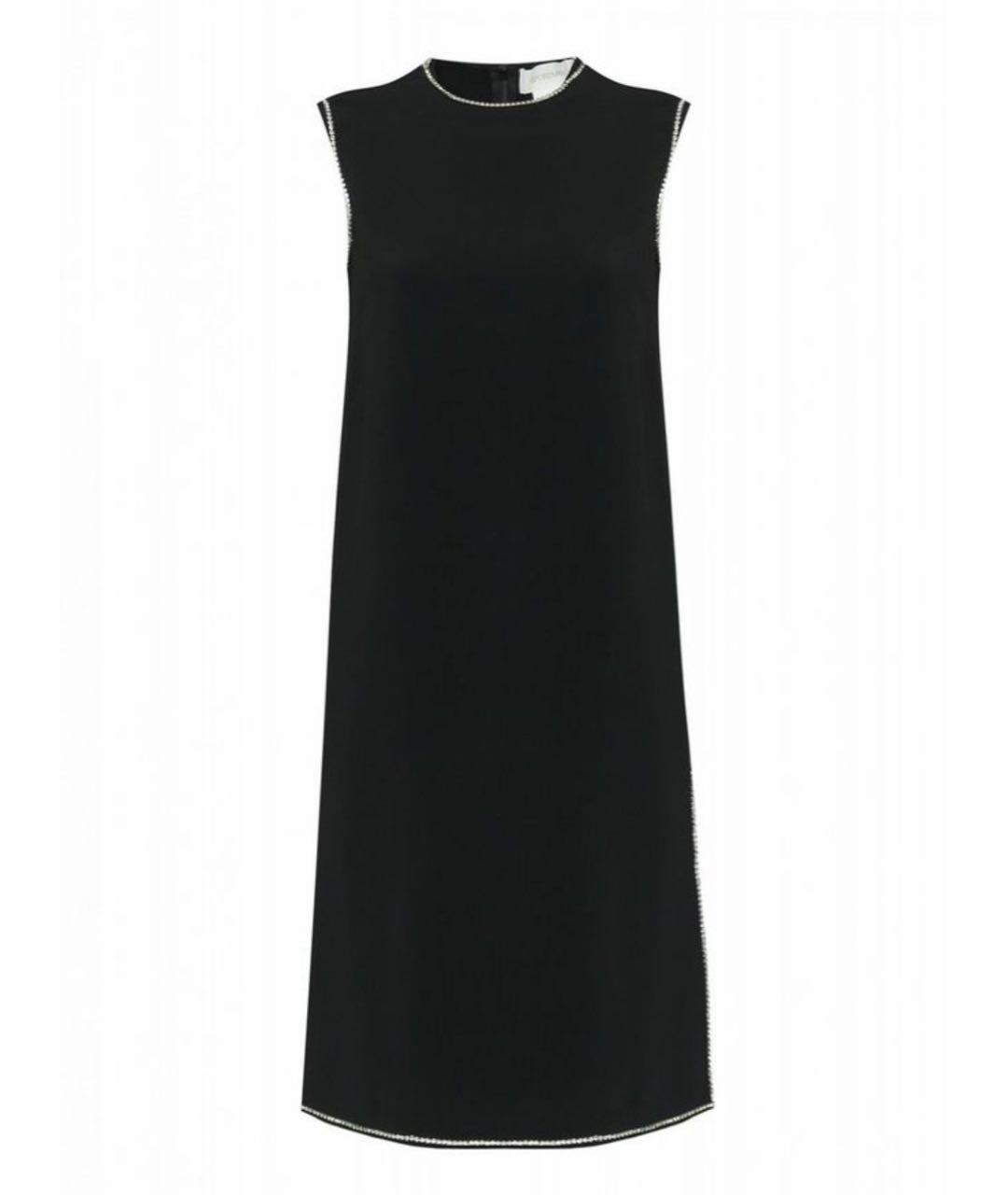 SPORTMAX Черное вискозное вечернее платье, фото 1
