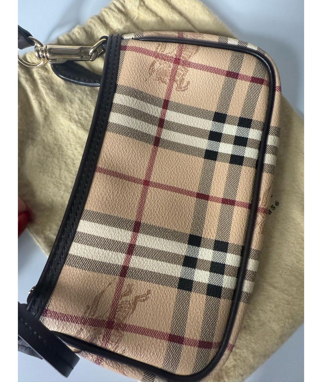 BURBERRY Бежевая сумка с короткими ручками, фото 2