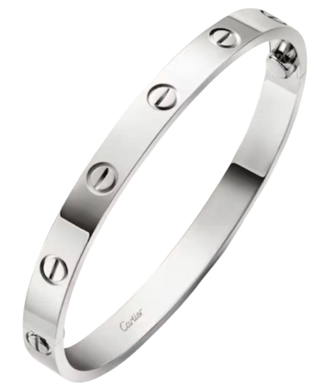CARTIER Серебряный браслет из белого золота, фото 1