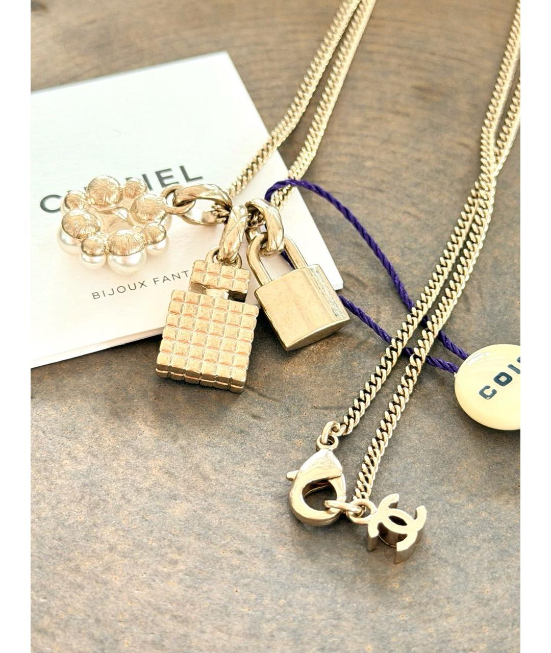 CHANEL Золотое колье, фото 4