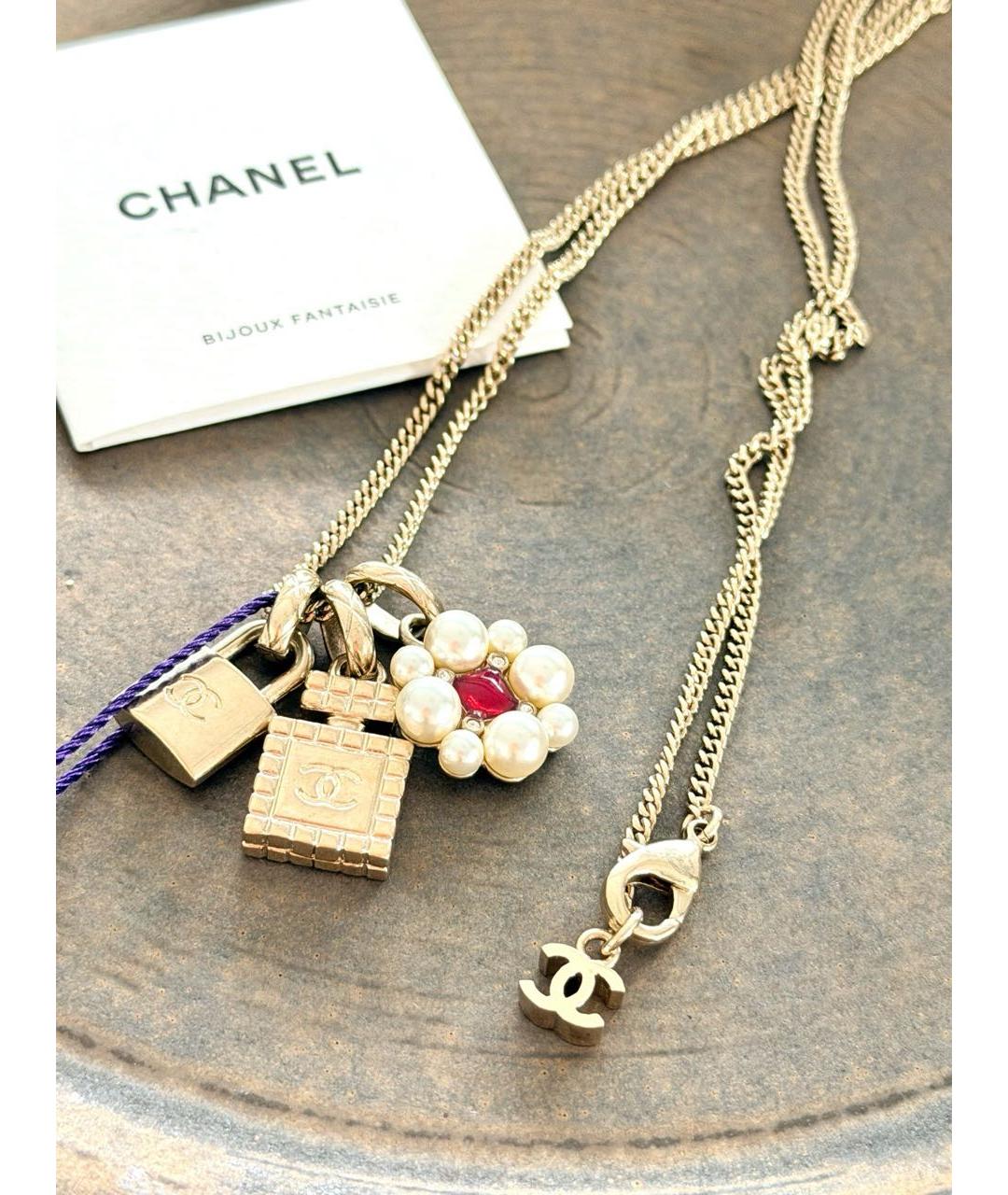 CHANEL Золотое колье, фото 6