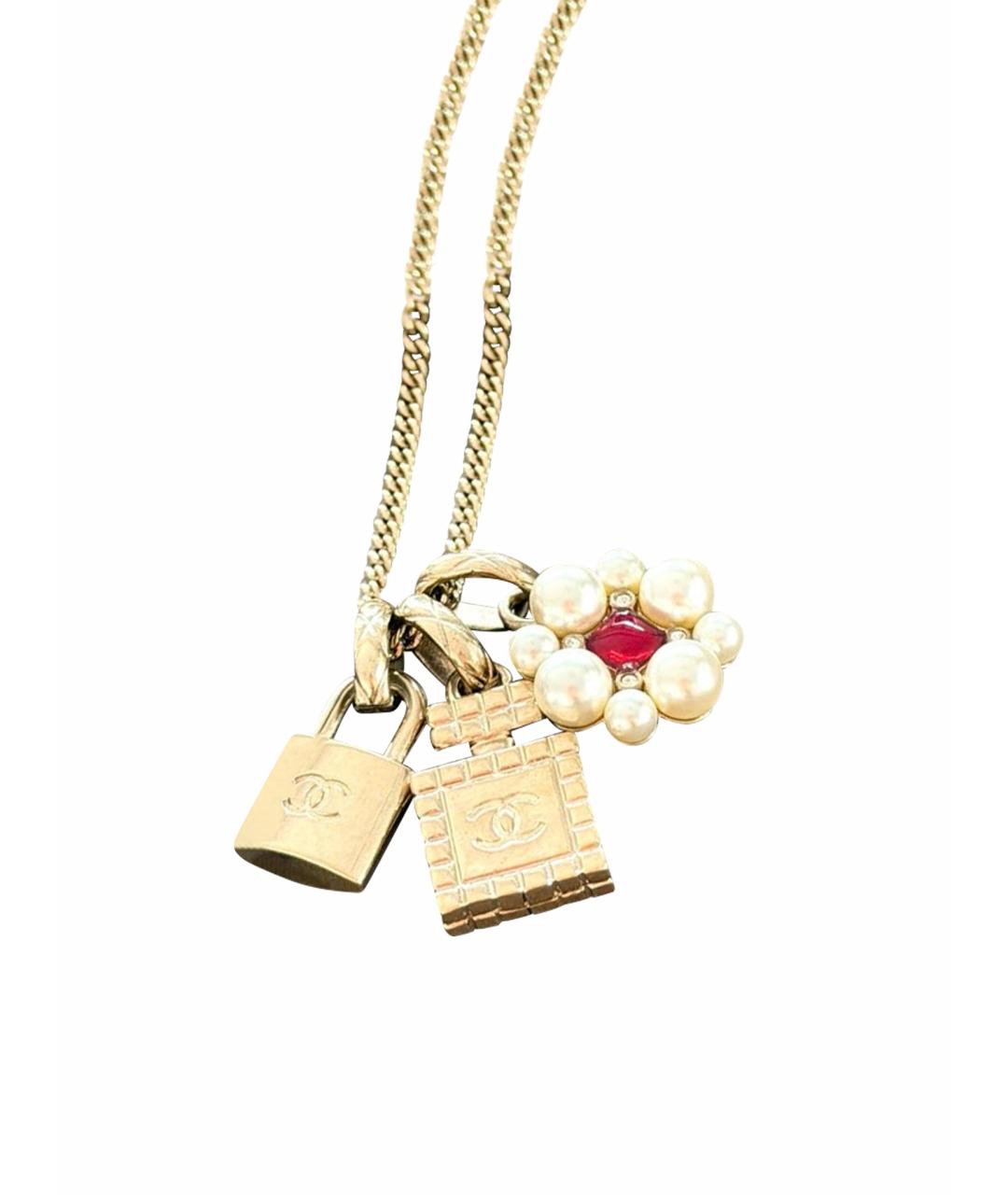 CHANEL Золотое колье, фото 1