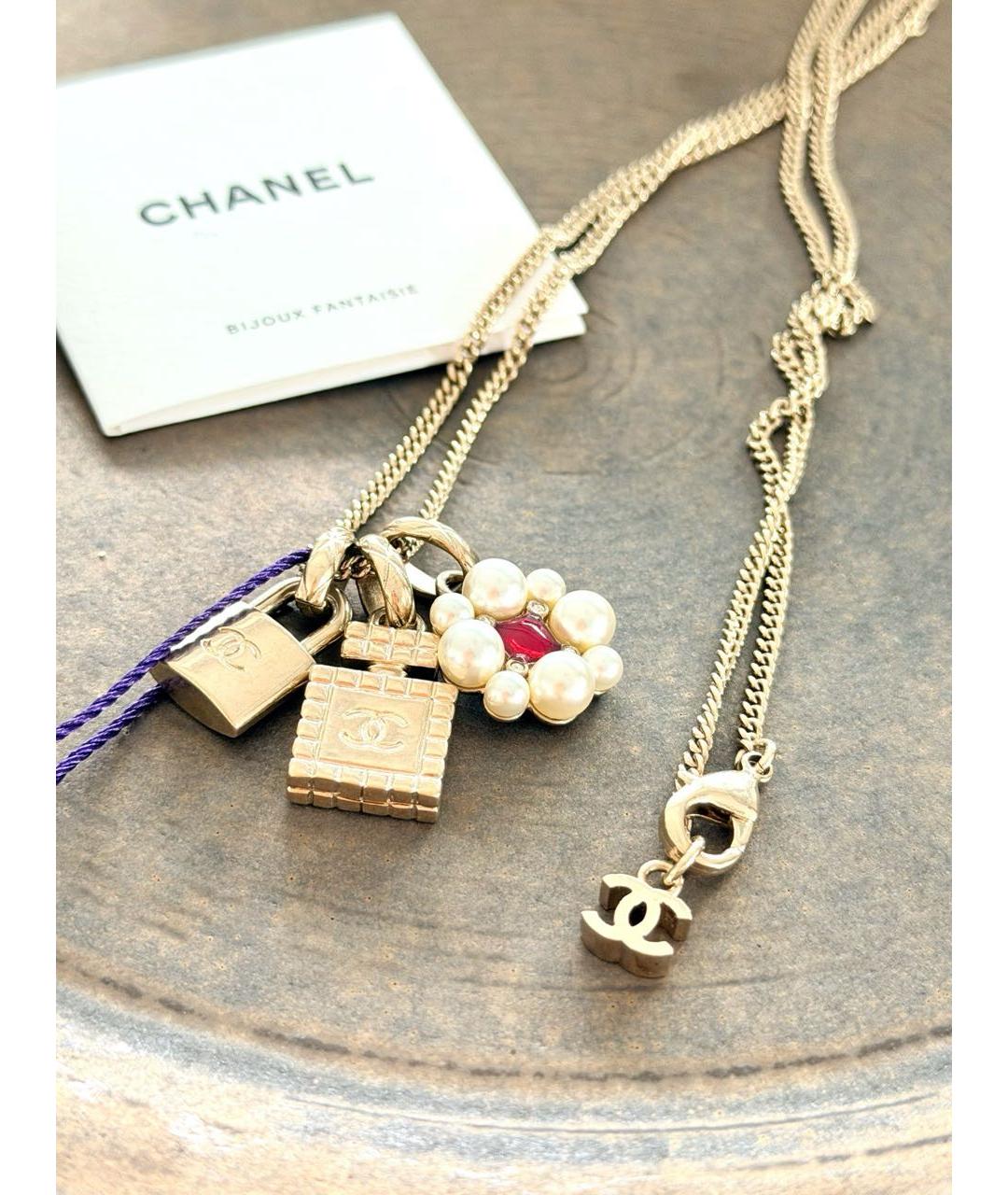 CHANEL Золотое колье, фото 2