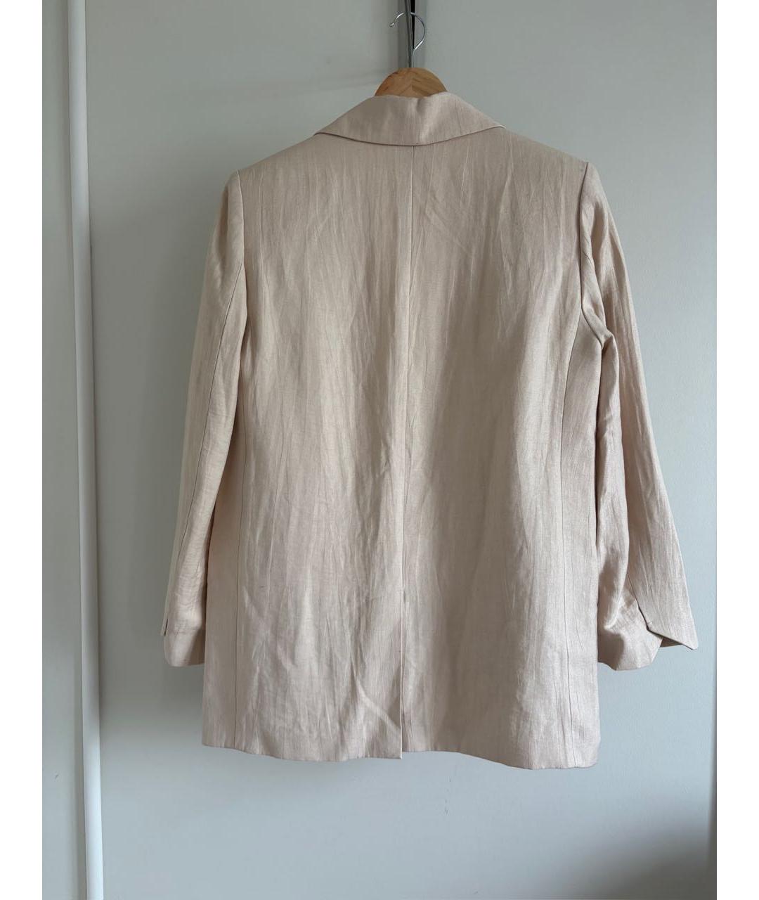 ZADIG & VOLTAIRE Розовый льняной костюм с брюками, фото 4