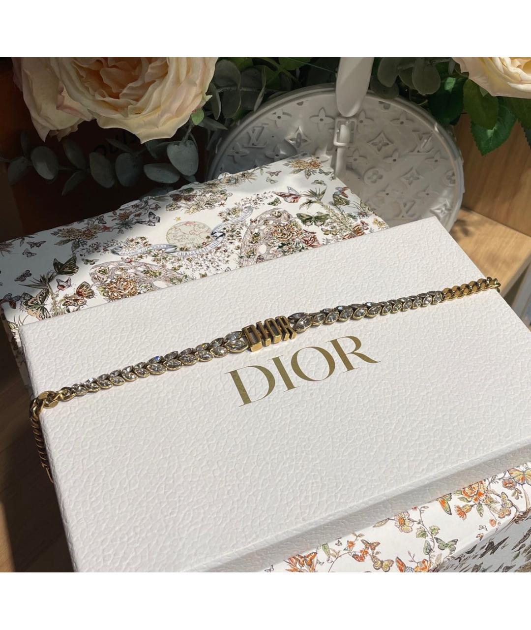 CHRISTIAN DIOR Золотое колье, фото 3