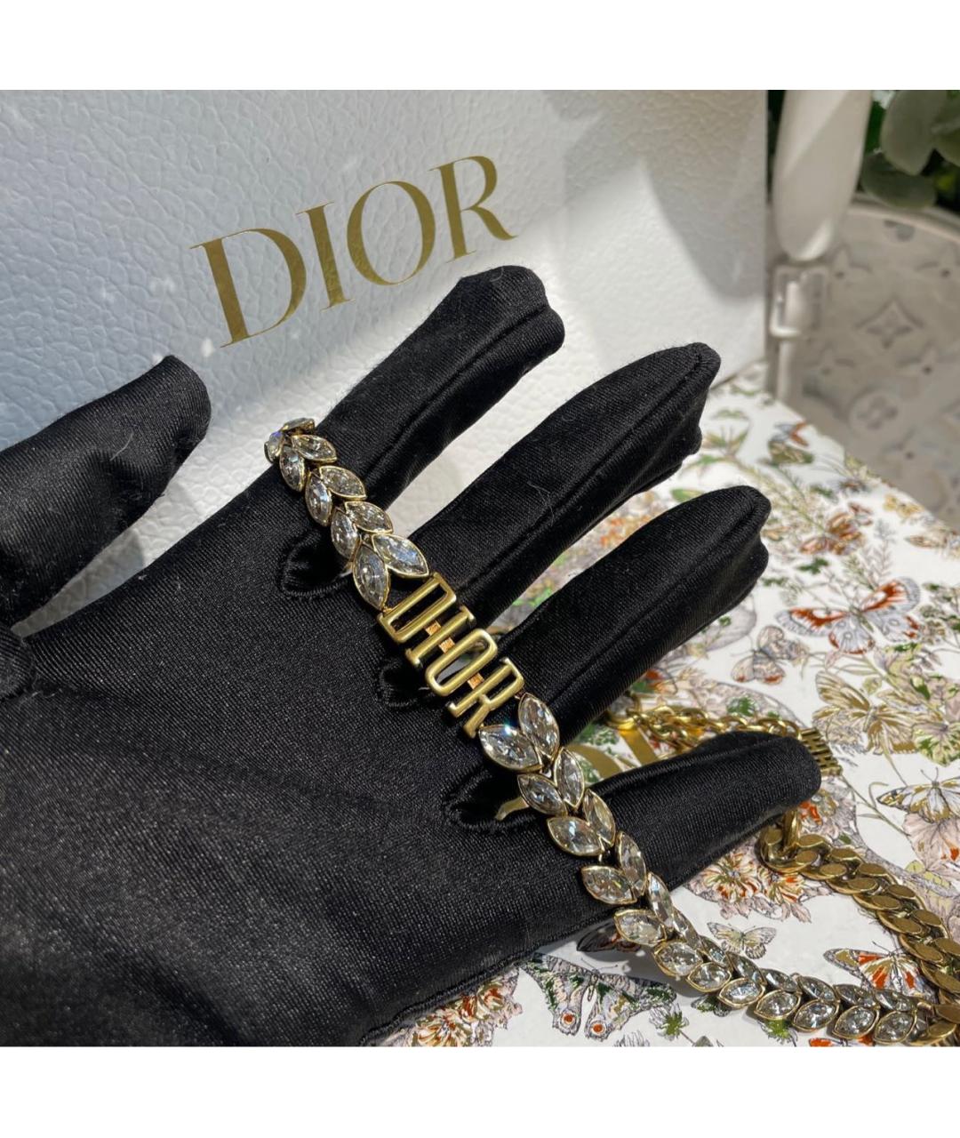 CHRISTIAN DIOR Золотое колье, фото 6