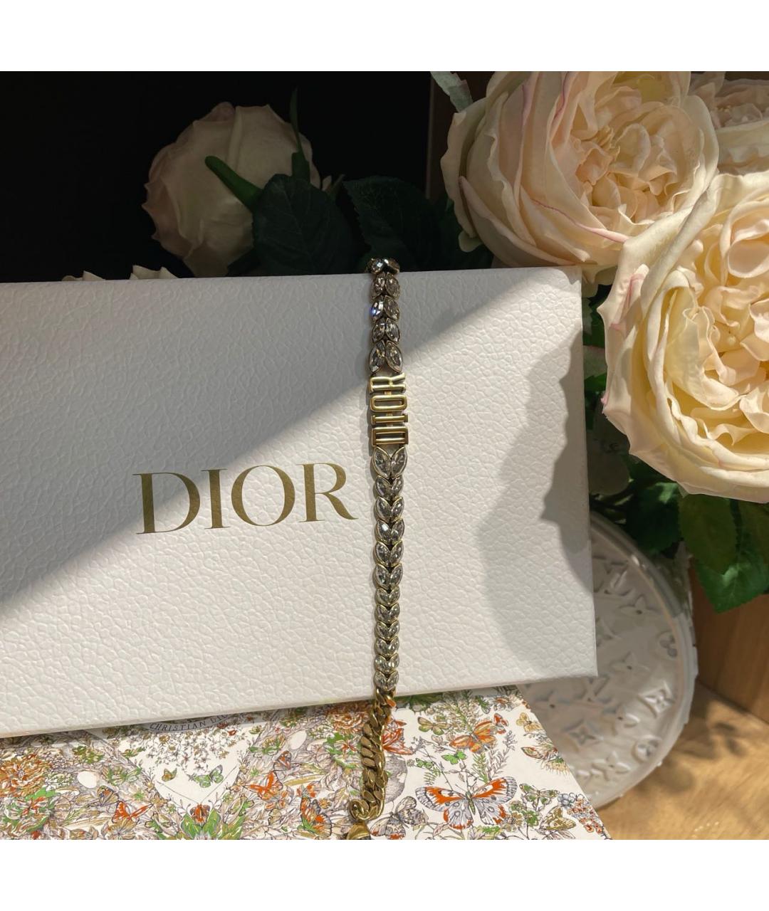 CHRISTIAN DIOR Золотое колье, фото 2