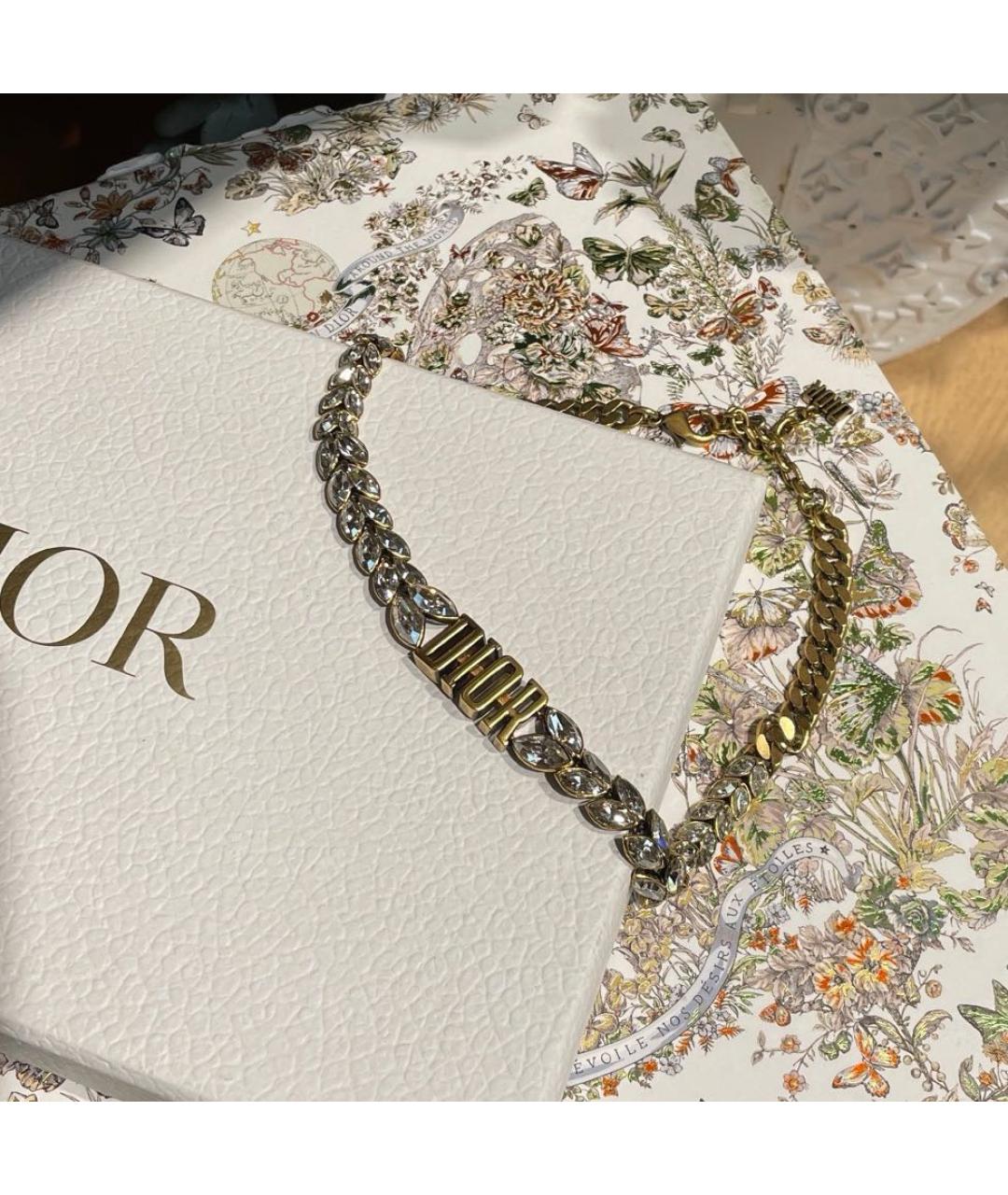 CHRISTIAN DIOR Золотое колье, фото 4