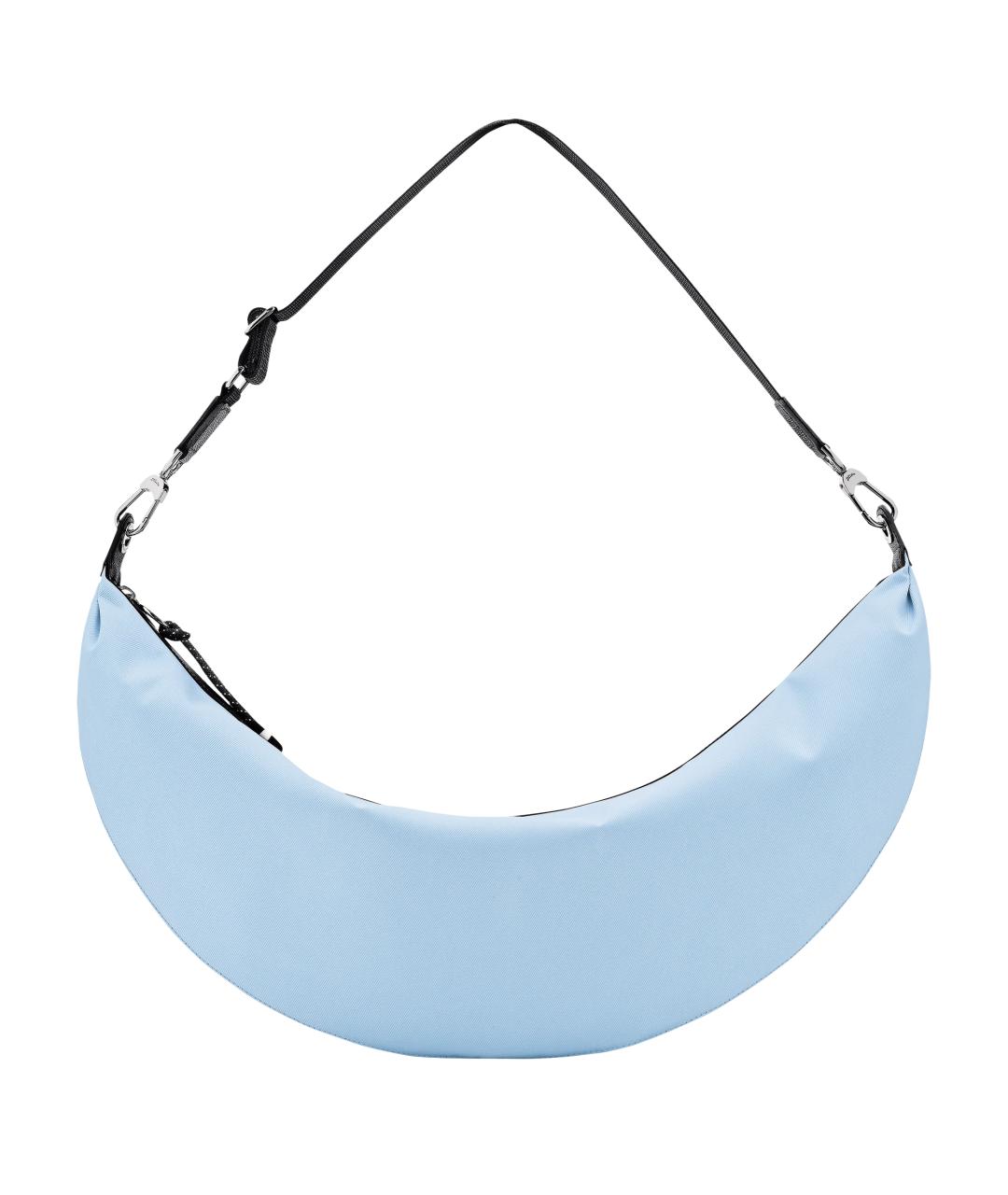 LONGCHAMP Голубая тканевая сумка через плечо, фото 1