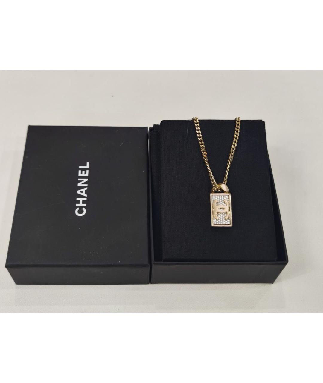 CHANEL Золотое колье, фото 7
