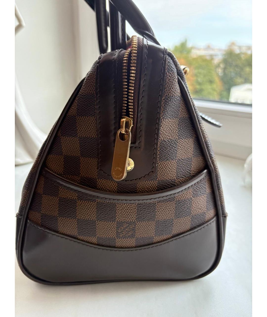 LOUIS VUITTON Коричневая сумка с короткими ручками, фото 9