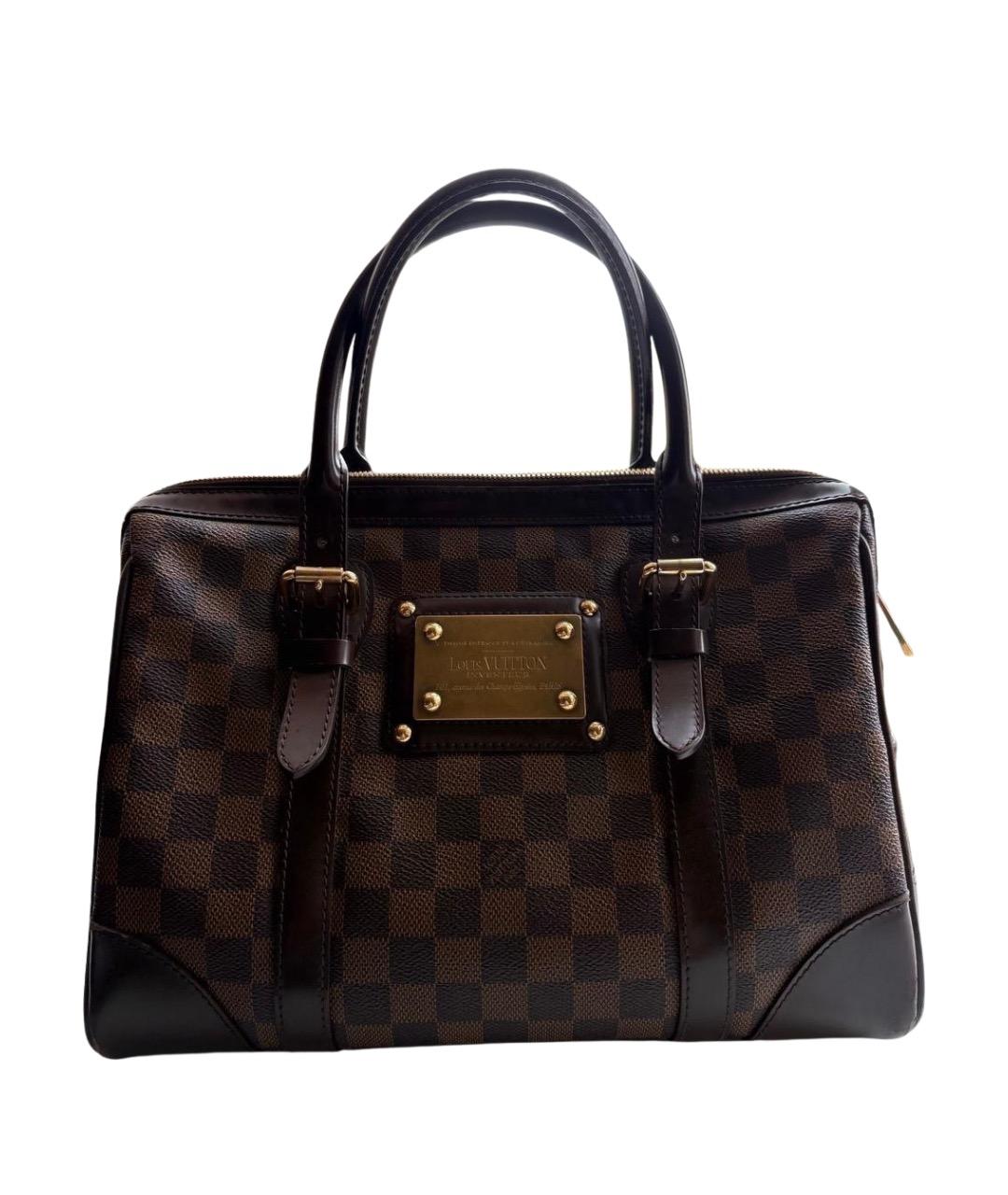 LOUIS VUITTON Коричневая сумка с короткими ручками, фото 1