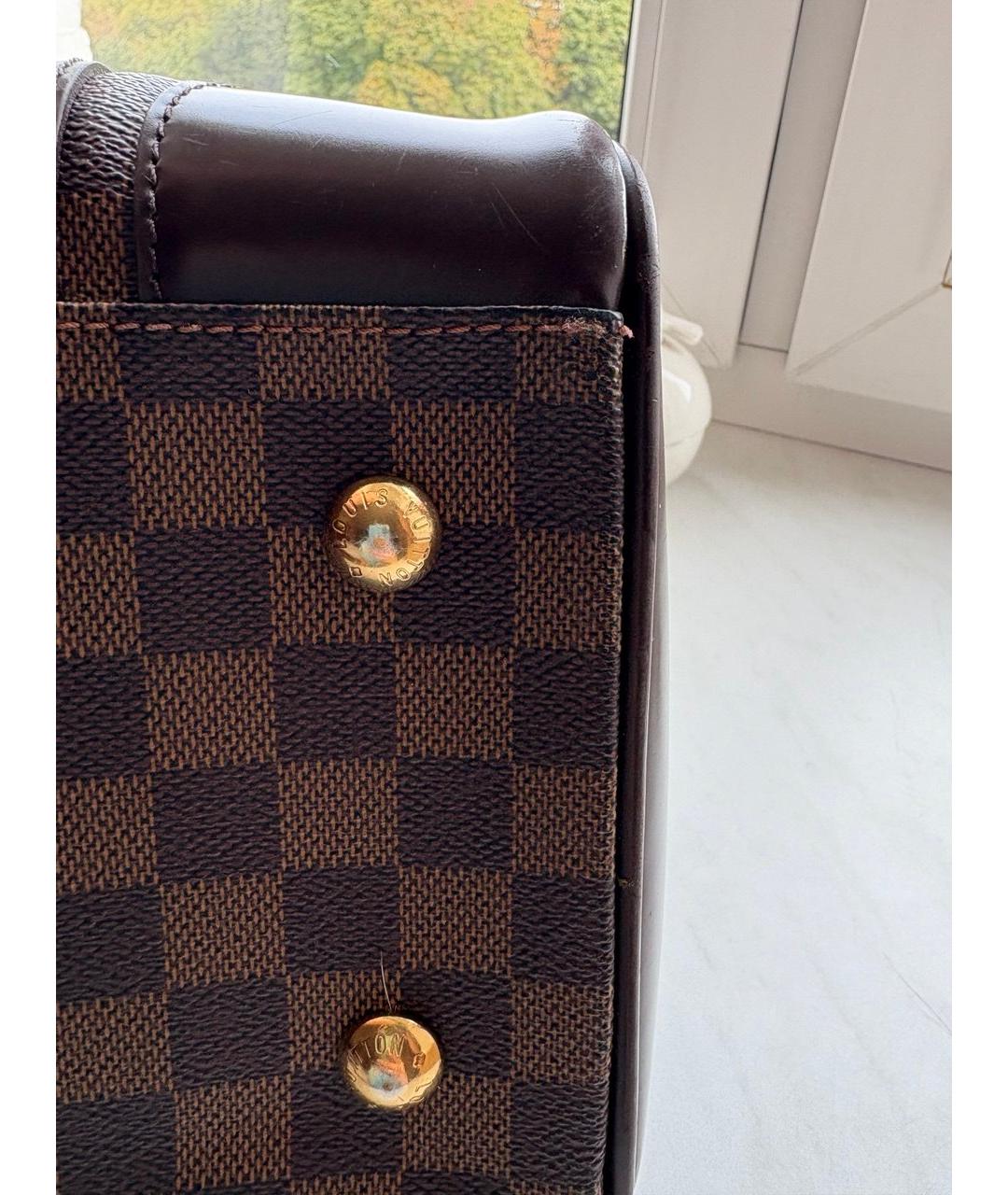 LOUIS VUITTON Коричневая сумка с короткими ручками, фото 6