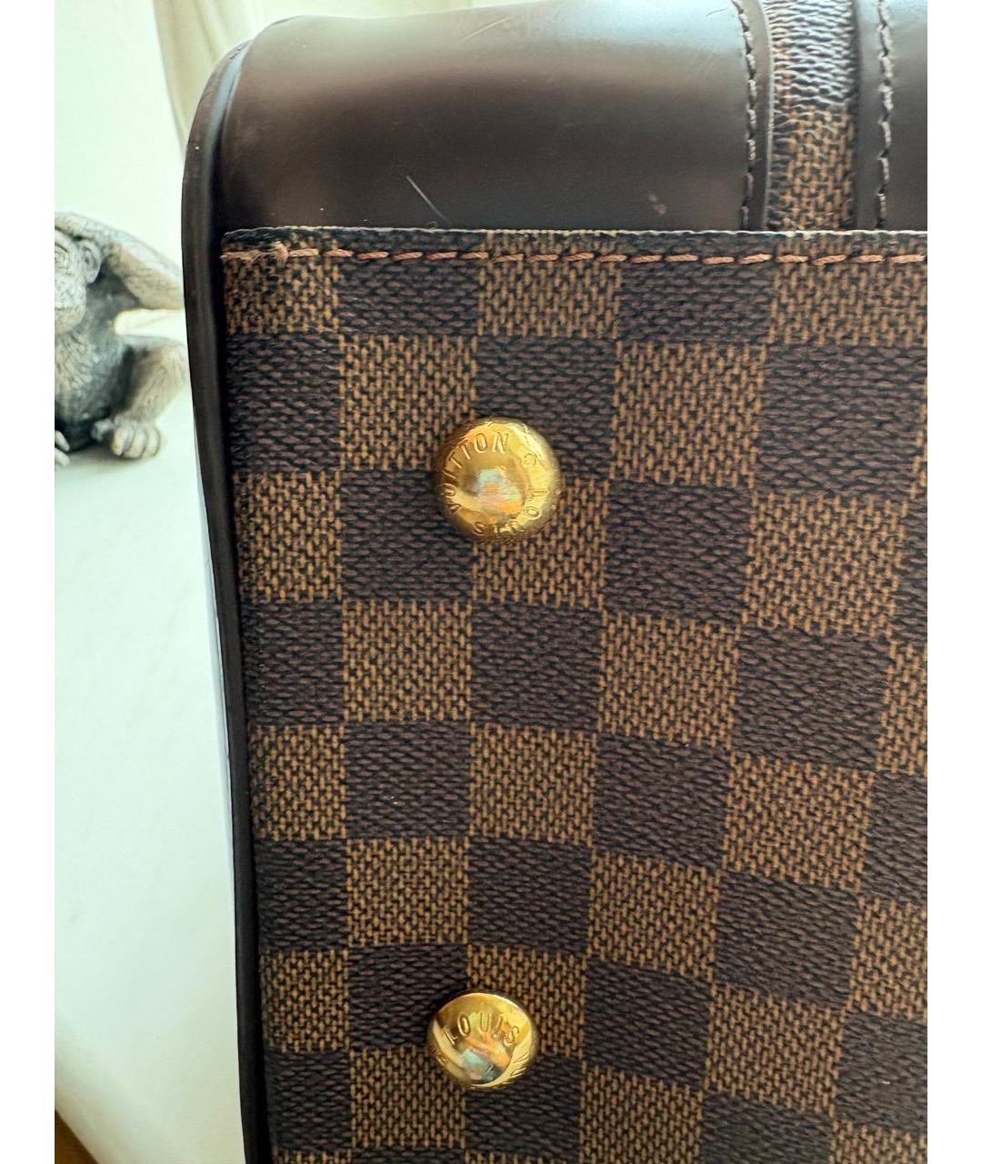 LOUIS VUITTON Коричневая сумка с короткими ручками, фото 5