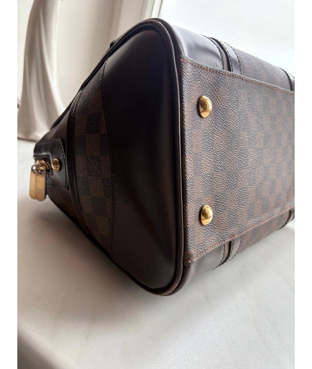 LOUIS VUITTON Коричневая сумка с короткими ручками, фото 7