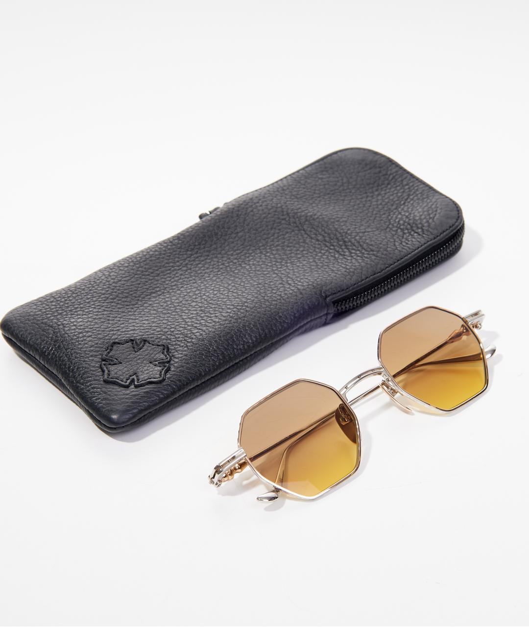 CHROME HEARTS Золотые металлические солнцезащитные очки, фото 5