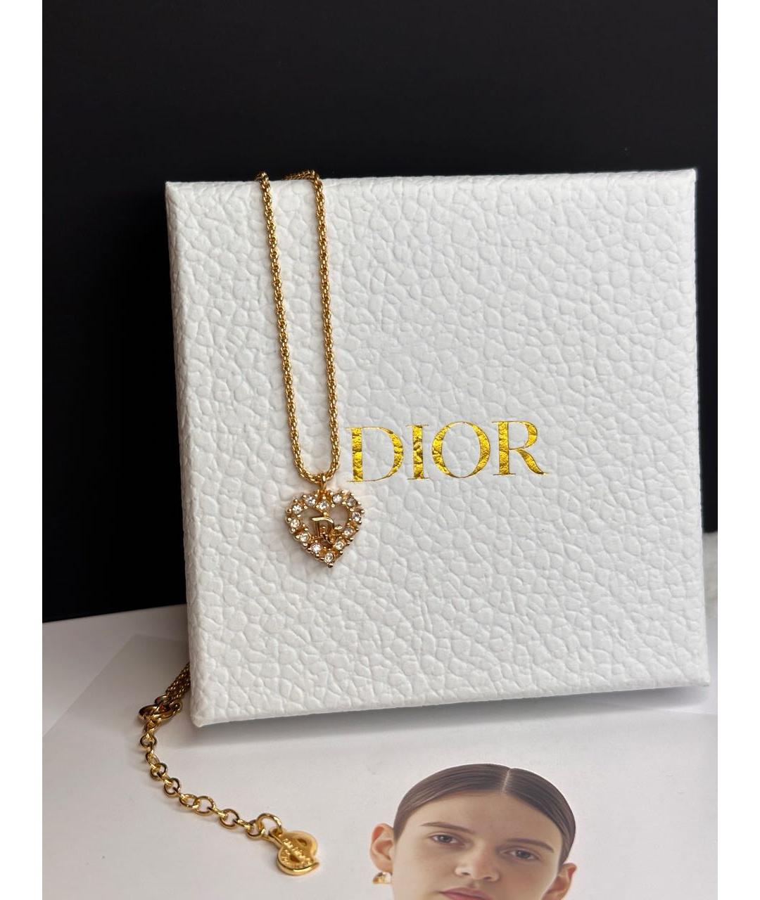 CHRISTIAN DIOR Золотое колье, фото 2