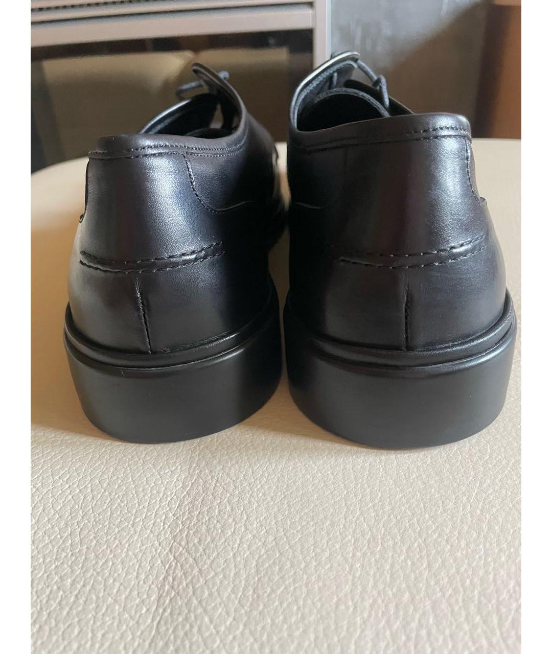 BALLY Черные кожаные туфли, фото 4