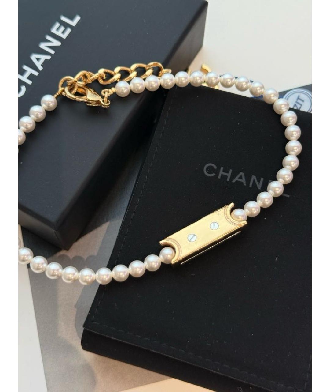 CHANEL Золотое колье, фото 2