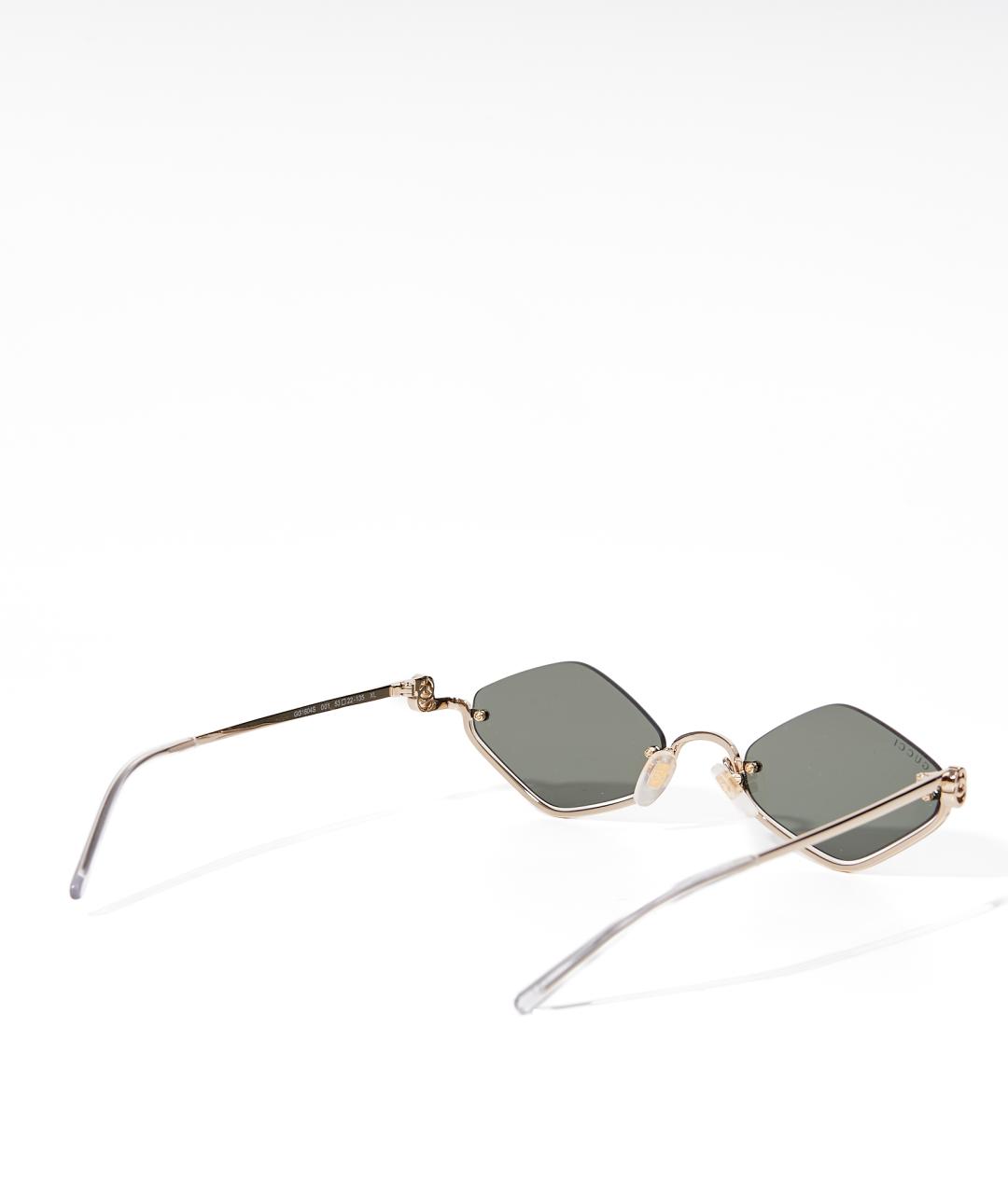 GUCCI Серые металлические солнцезащитные очки, фото 3