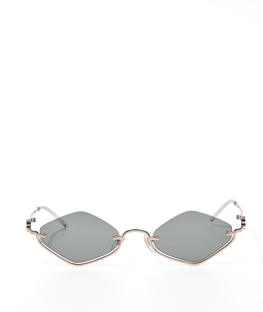 GUCCI Серые металлические солнцезащитные очки, фото 5