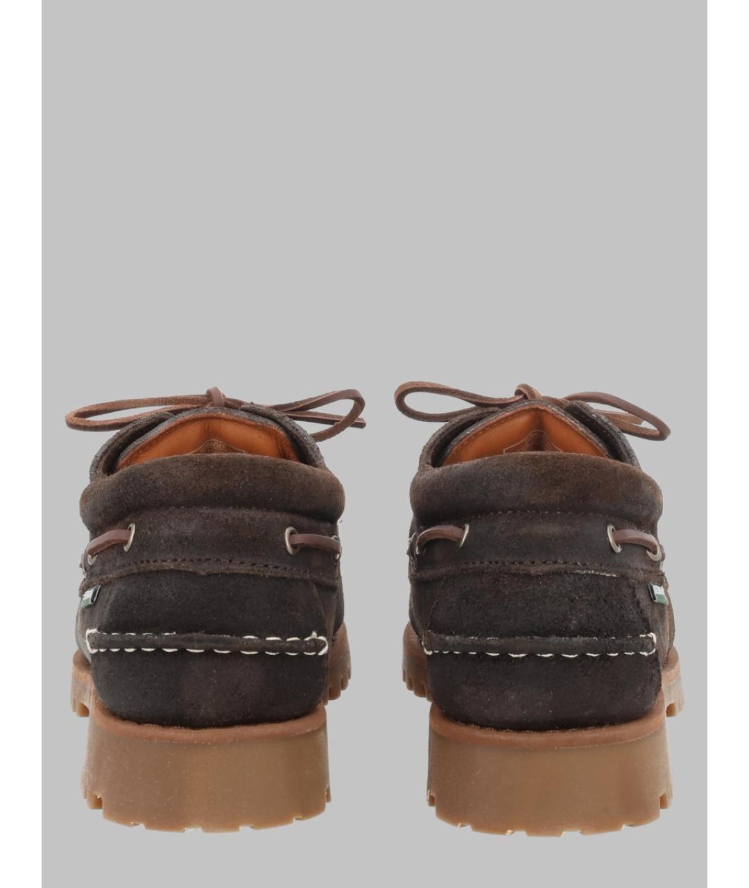 SEBAGO Коричневые замшевые низкие ботинки, фото 4