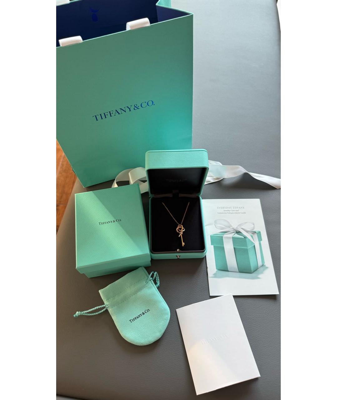 TIFFANY&CO Золотое колье из розового золота, фото 5