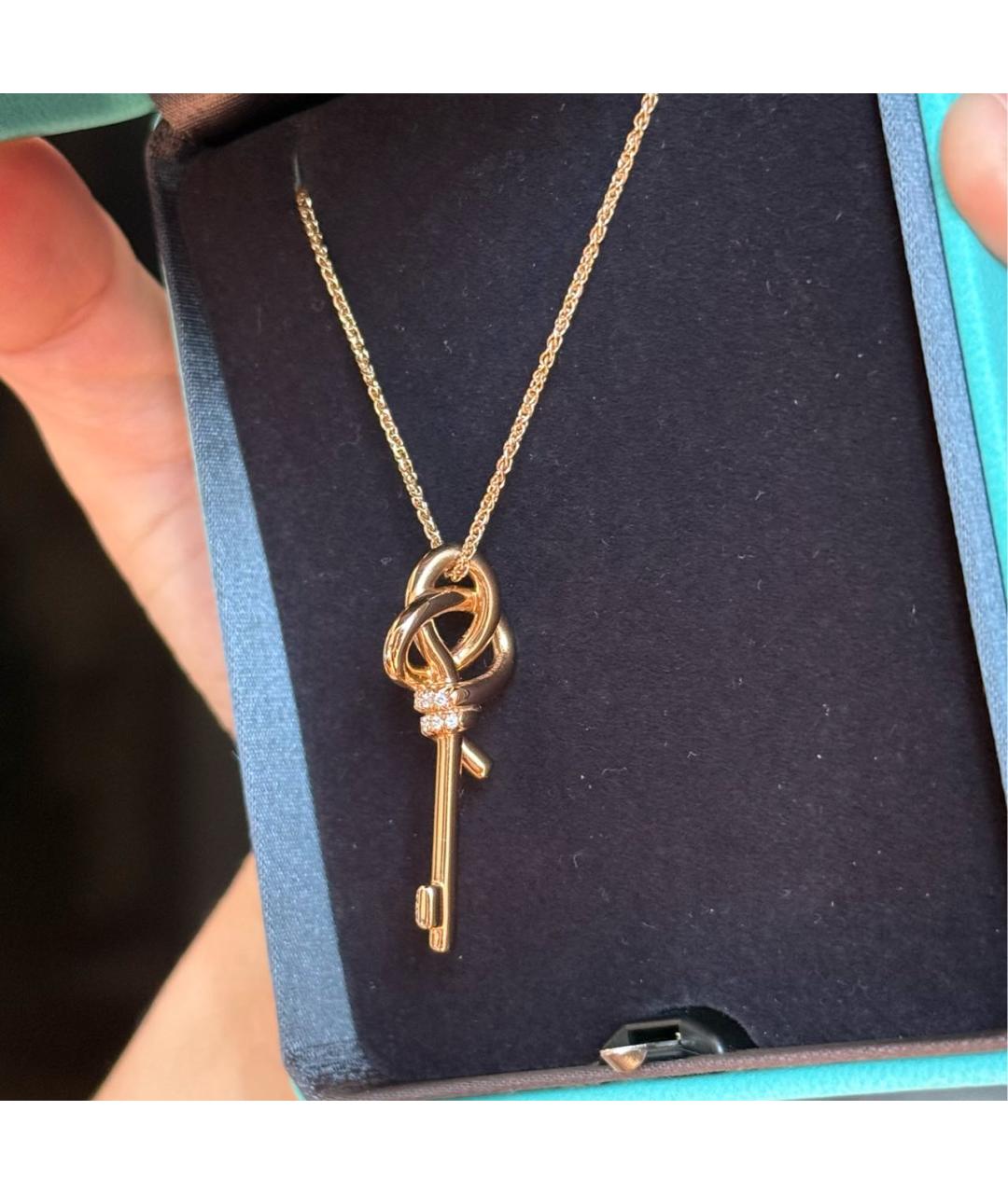 TIFFANY&CO Золотое колье из розового золота, фото 4